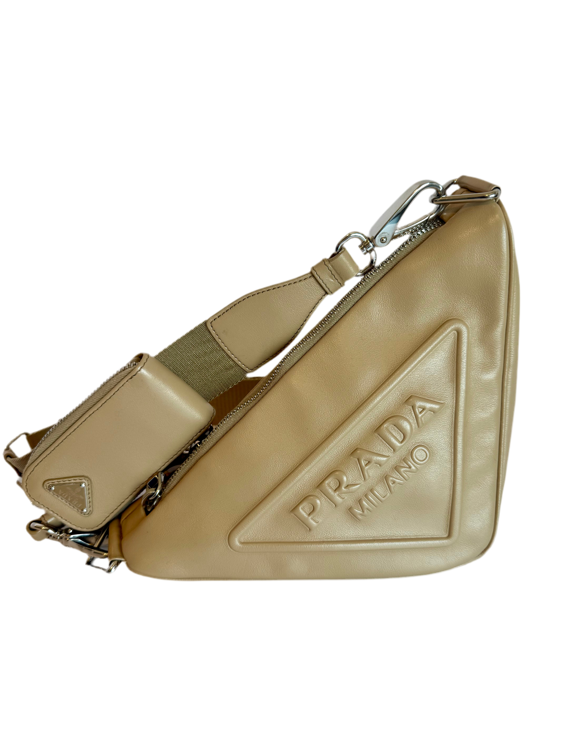 Prada grace lux triangle bag