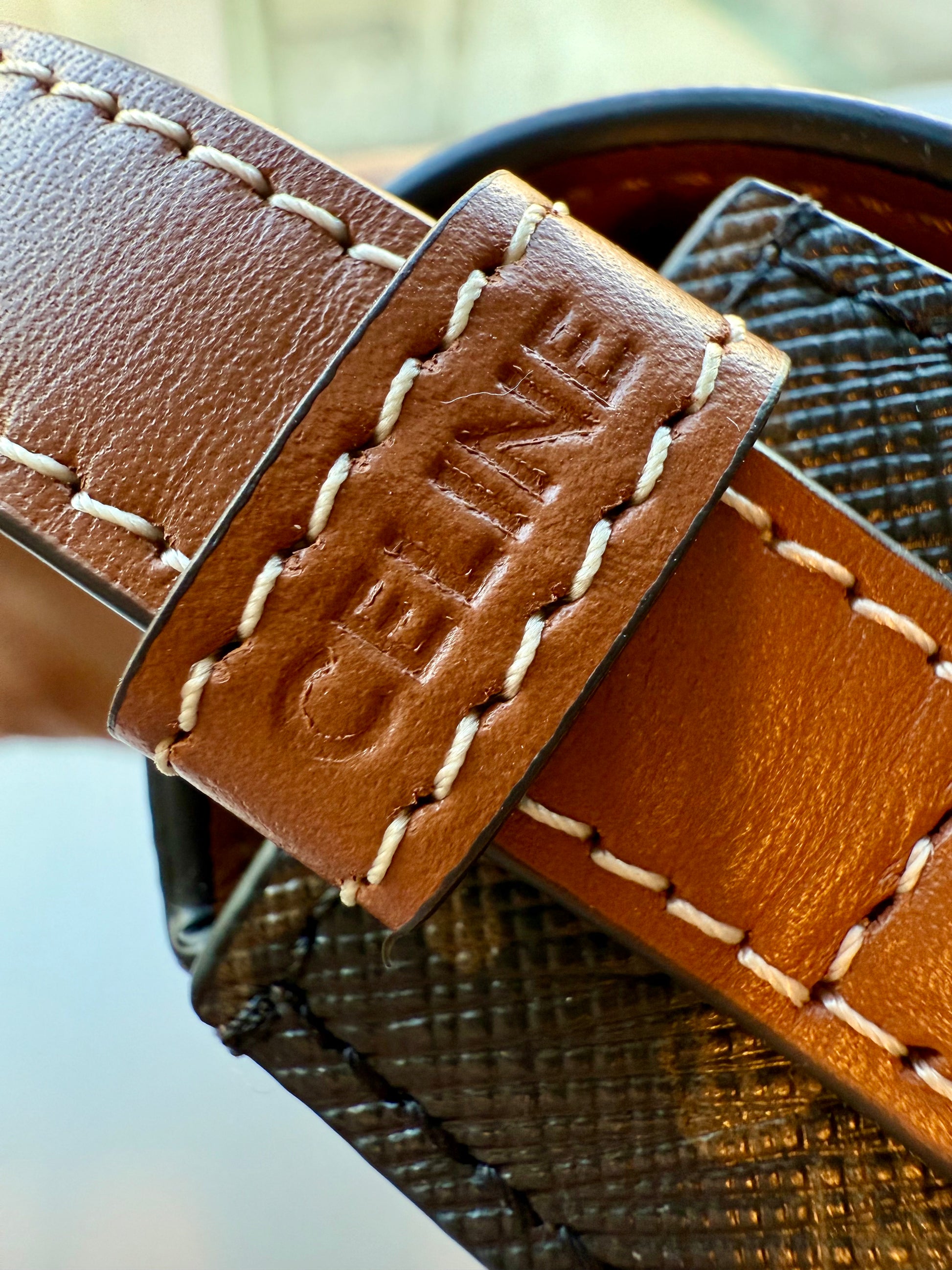 CELINE SHOULDER BAG CLAUDE IN TRIOMPHE CANVAS AND CALFSKIN