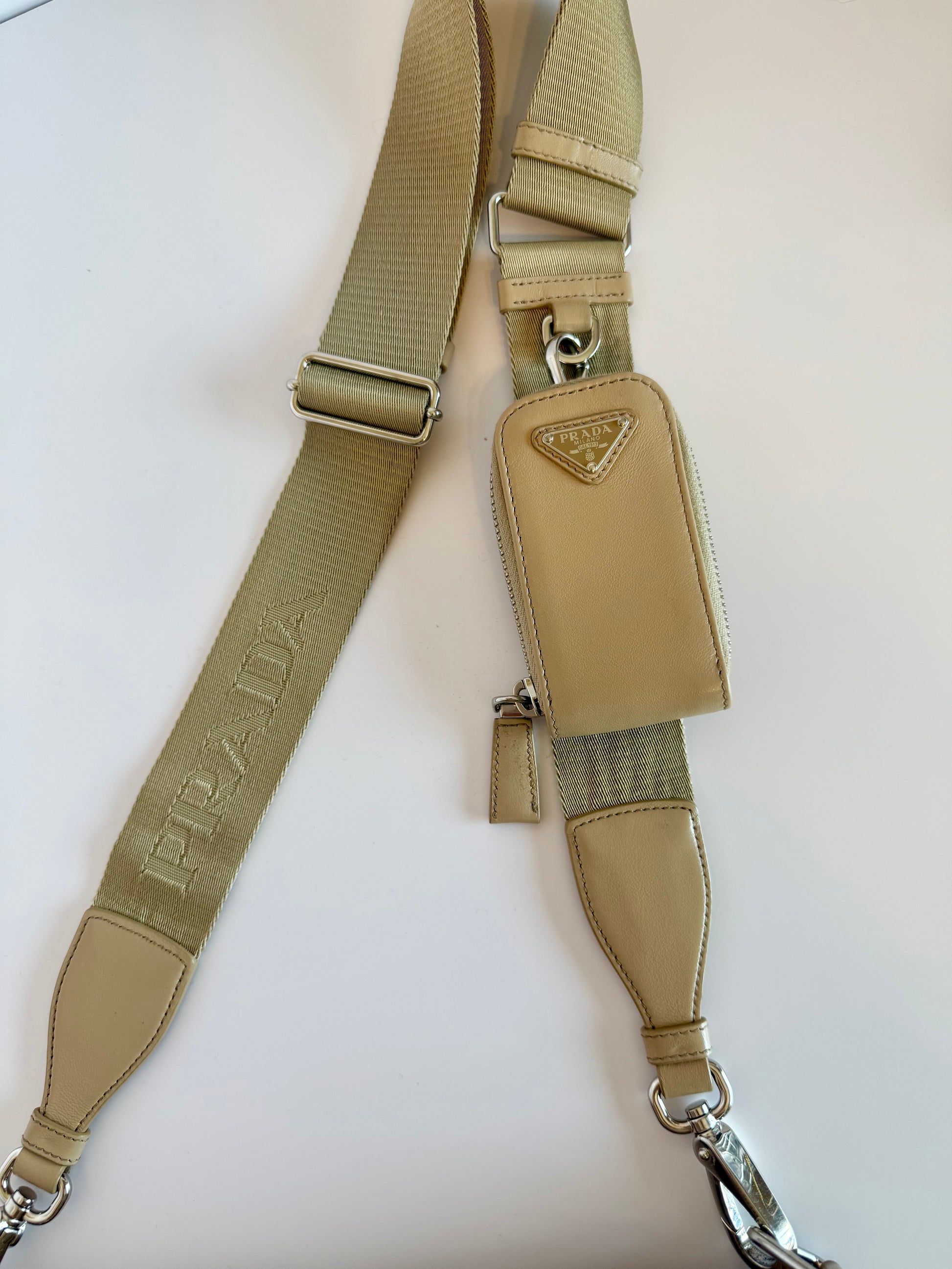 Prada grace lux triangle bag