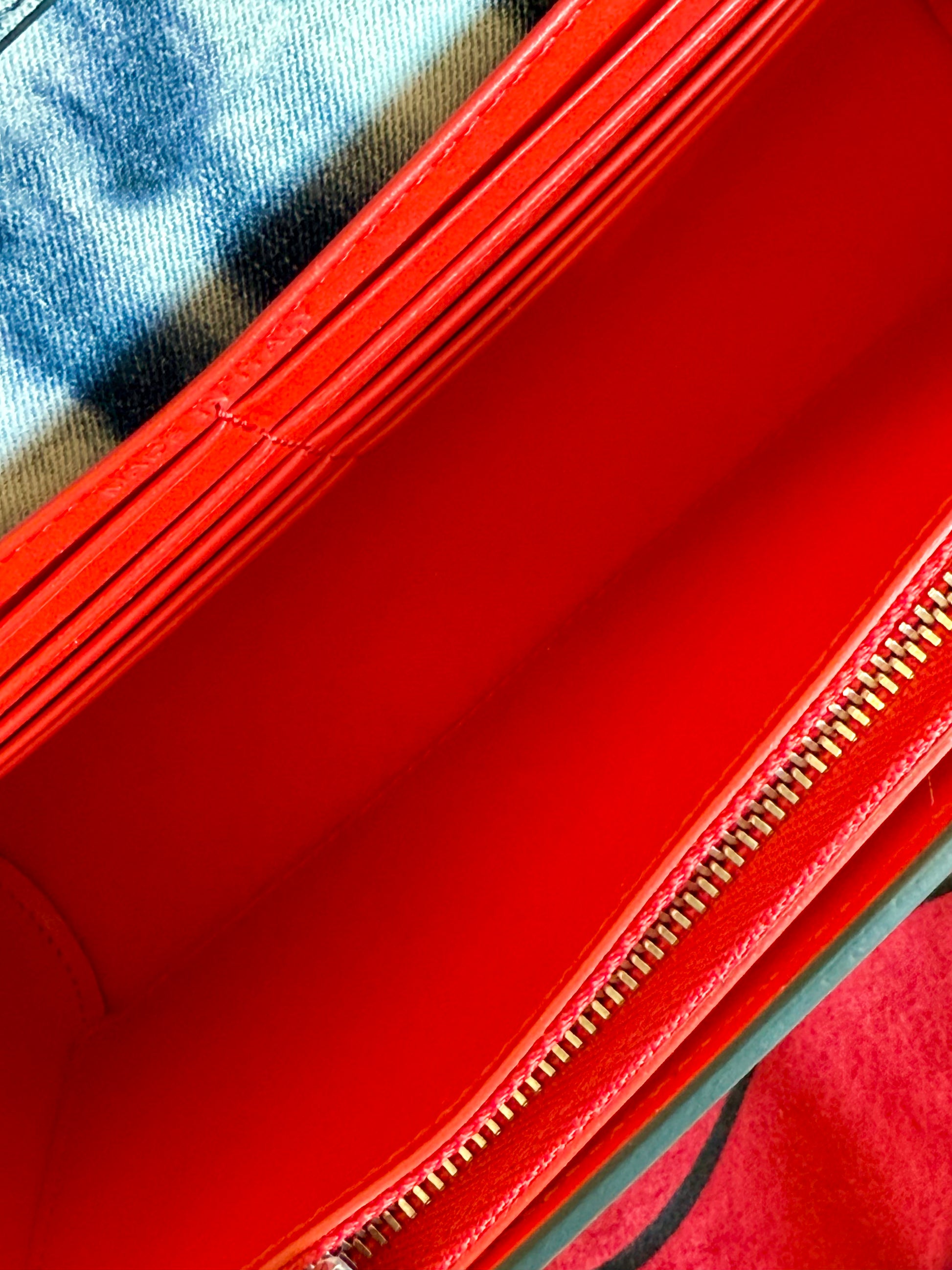 CHRISTIAN LOUBOUTIN
Calfskin Printed Punk Spikes Paloma Clutch