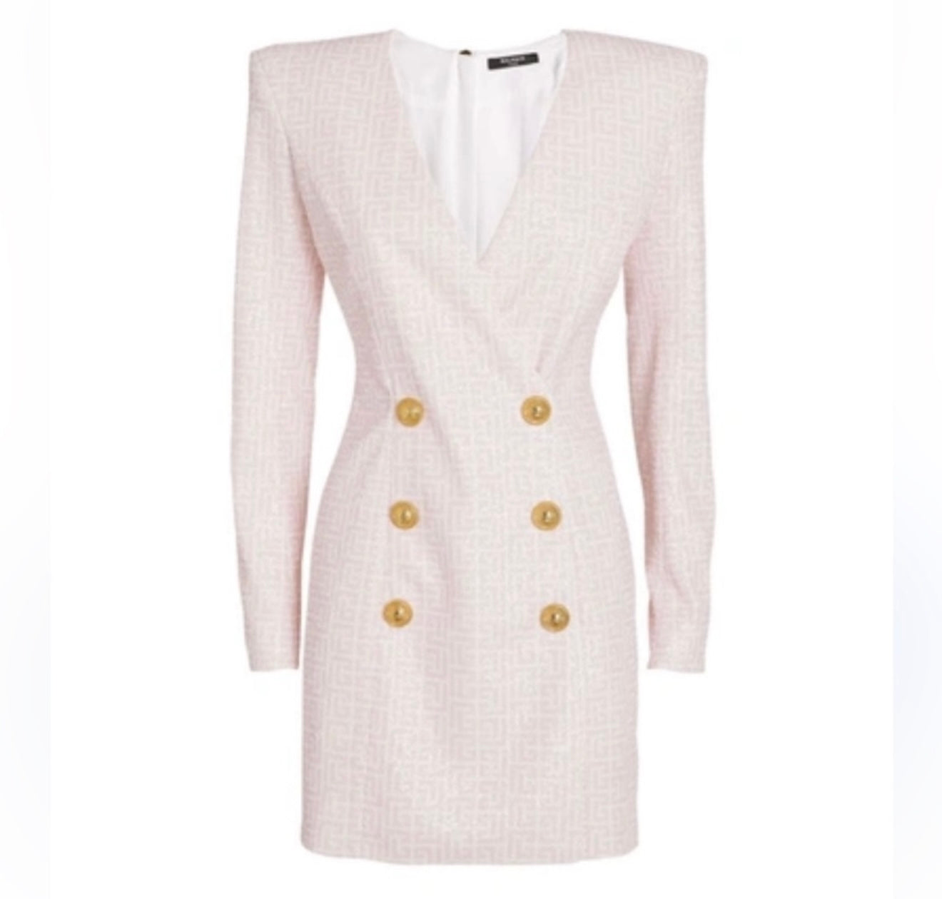 Balmain sequined monogram dress- preloved