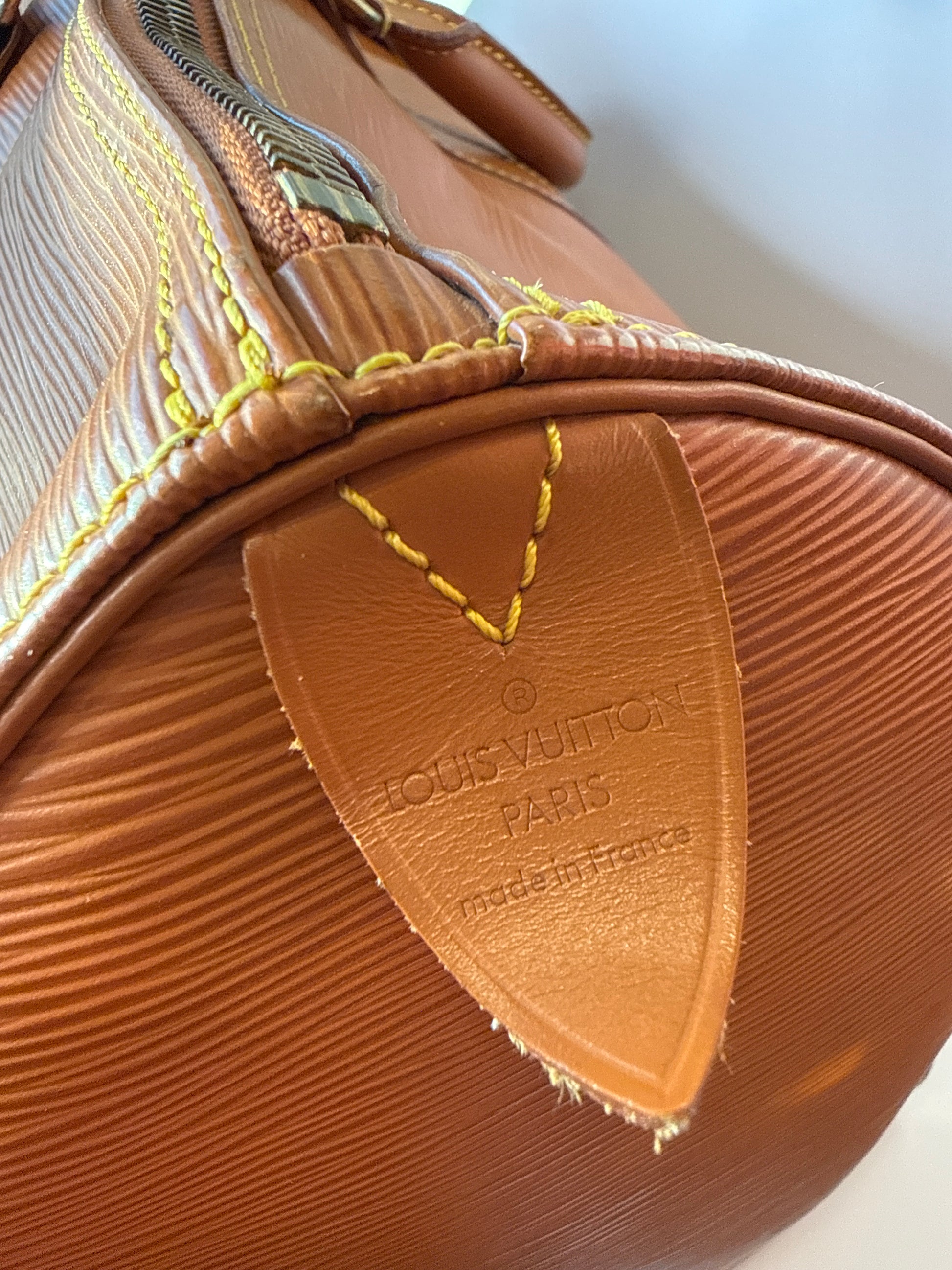 Louis Vuitton Cipango Gold Epi Leather Keepall 50 bag
