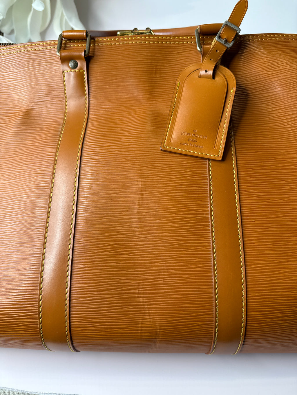 Louis Vuitton Cipango Gold Epi Leather Keepall 50 bag
