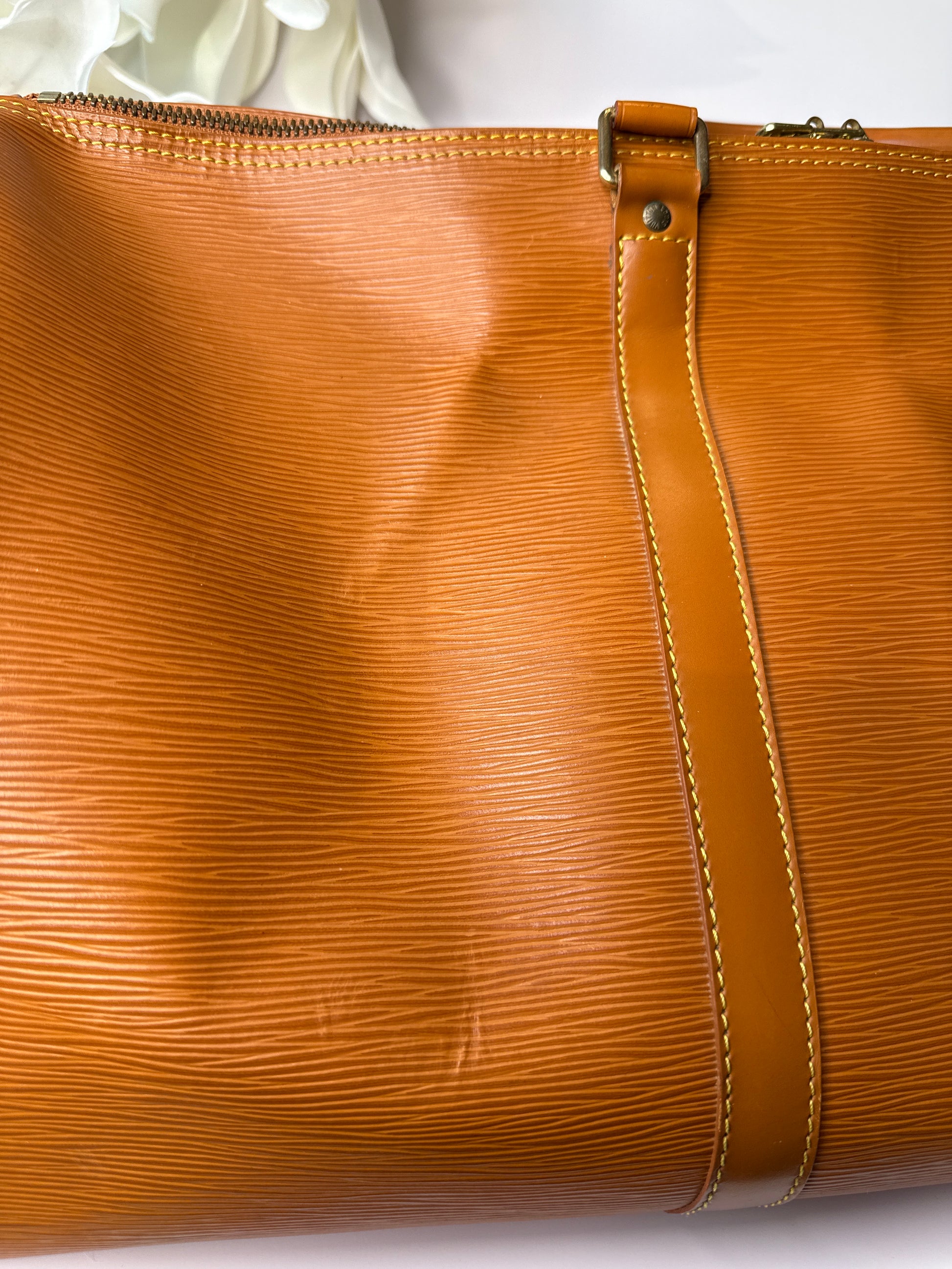 Louis Vuitton Cipango Gold Epi Leather Keepall 50 bag