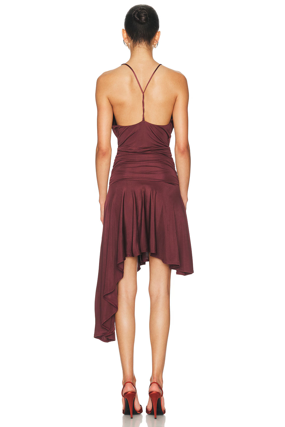 Aya Muse Kiri Dress - Merlot