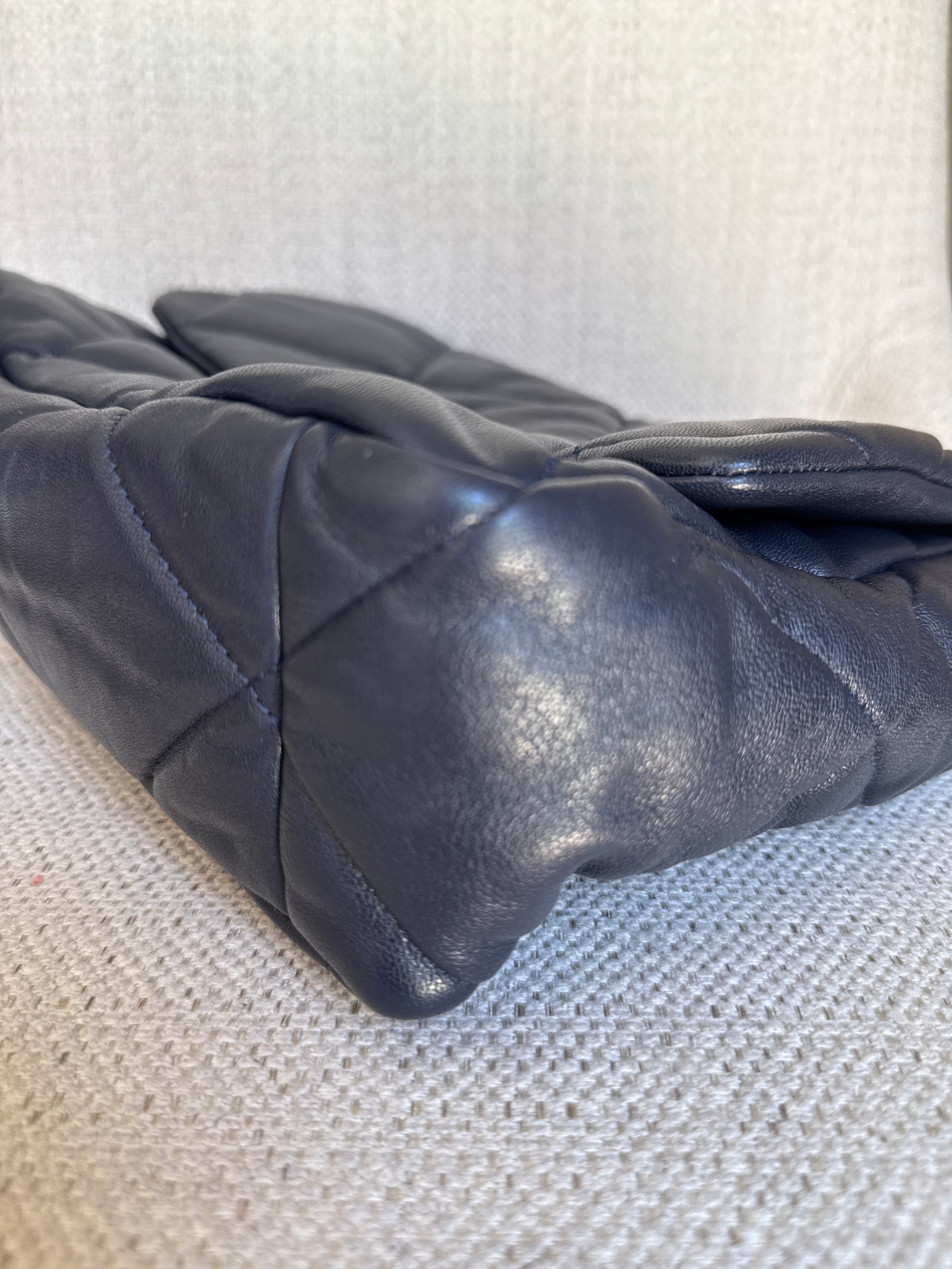 Chanel 19 quilted goatskin maxi crossbody bag