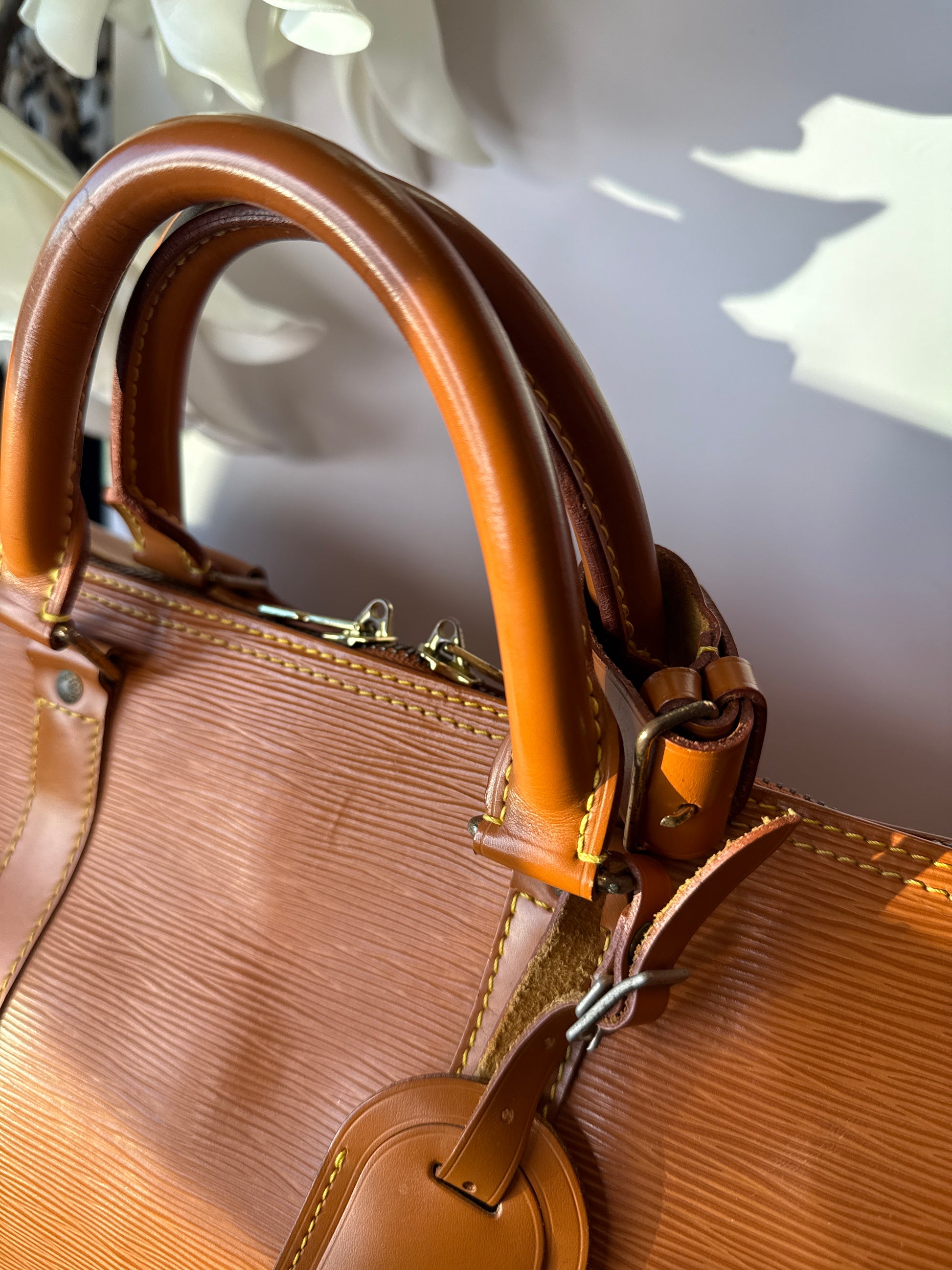 Louis Vuitton Cipango Gold Epi Leather Keepall 50 bag