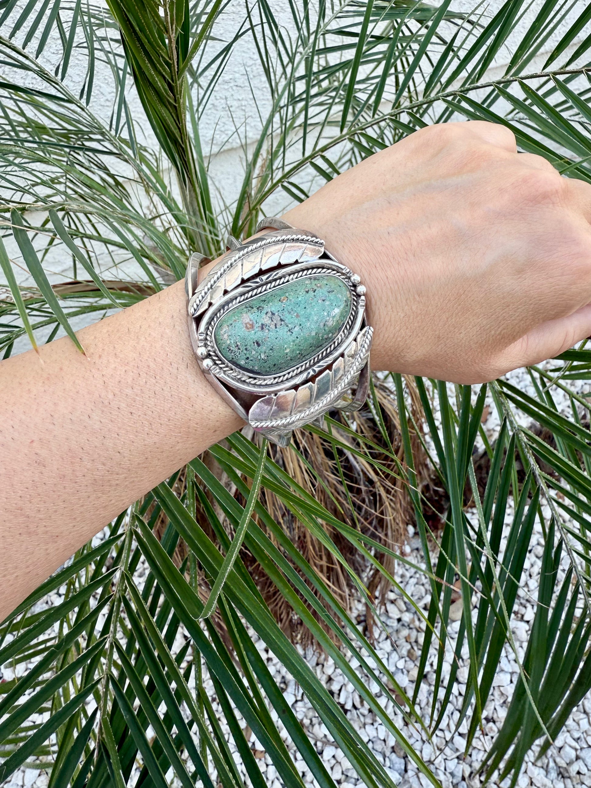 Navajo turquoise cuff bracelet