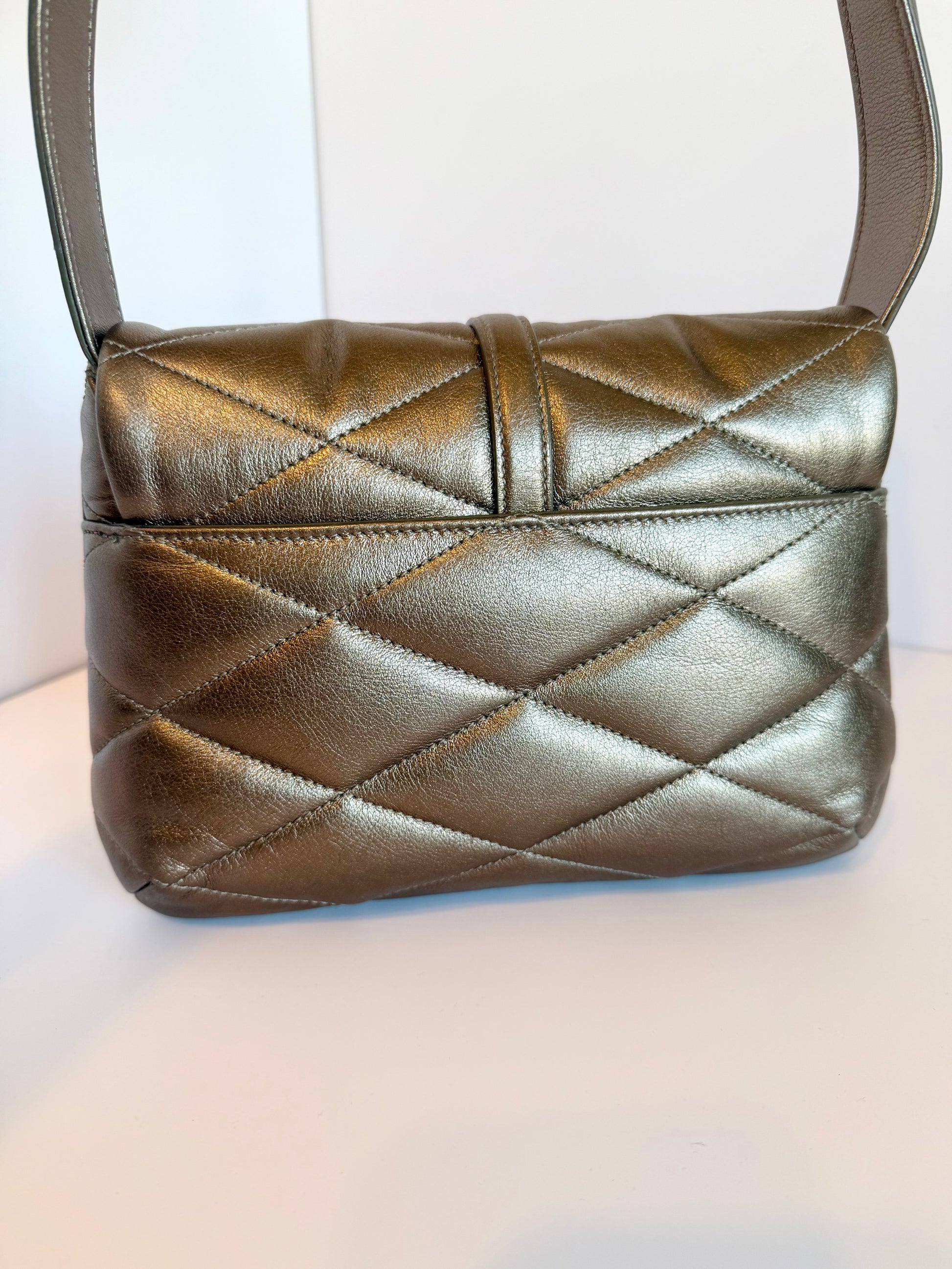 Saint Laurent Le 57 Flap YSL Shoulder Bag in Quilted Leather