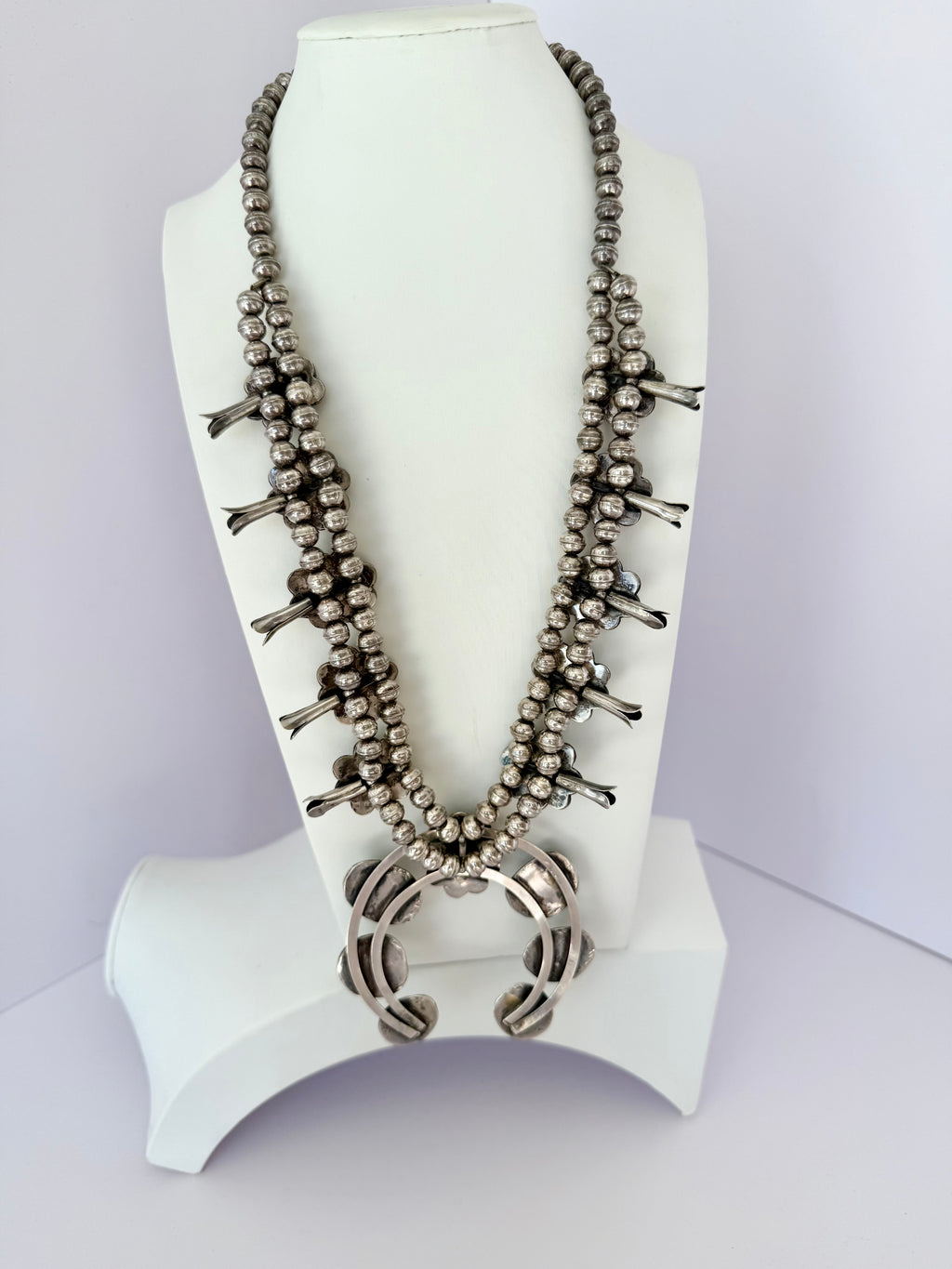 Navajo squash blossom Ajax turquoise