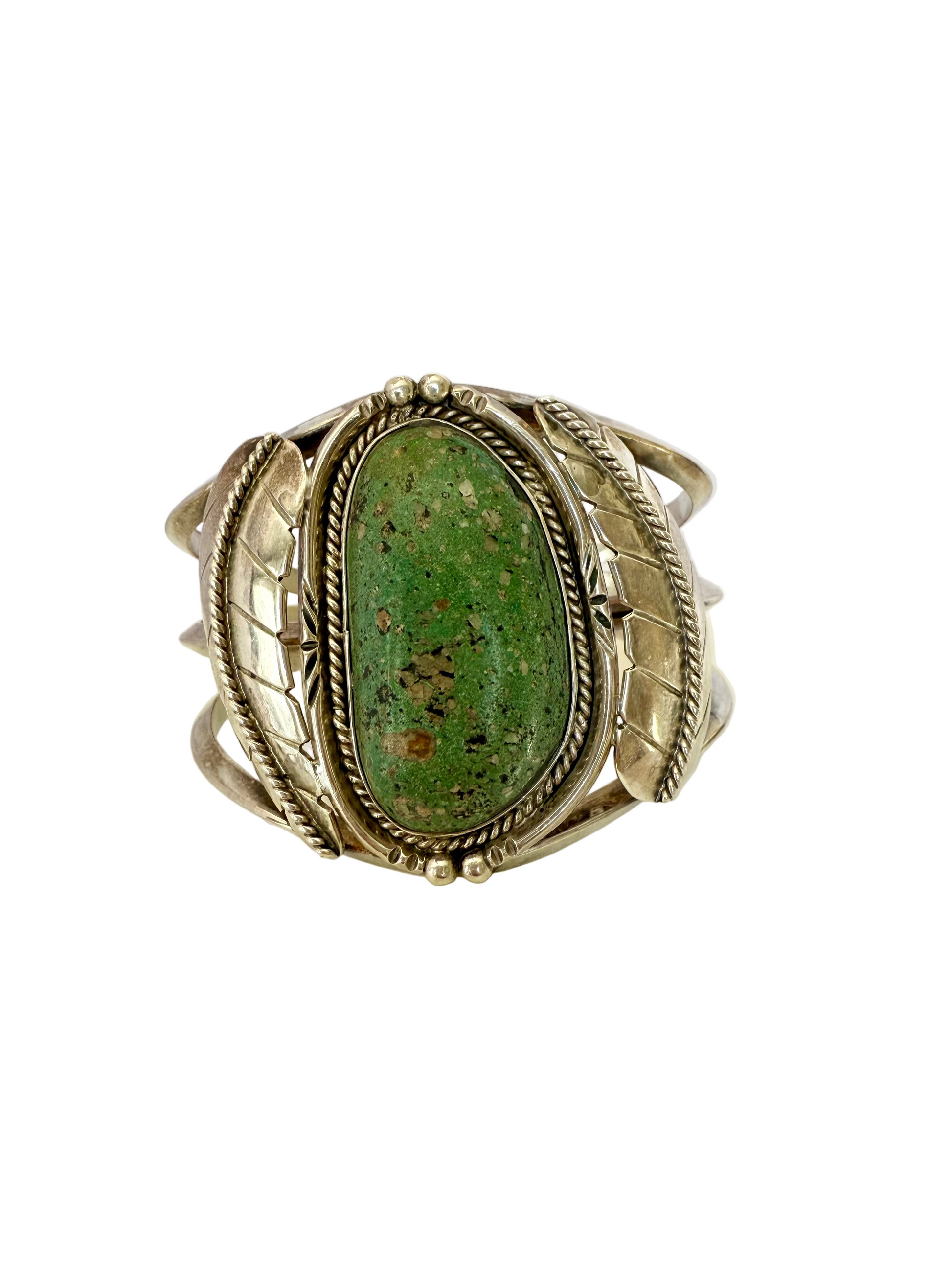 Navajo turquoise cuff bracelet