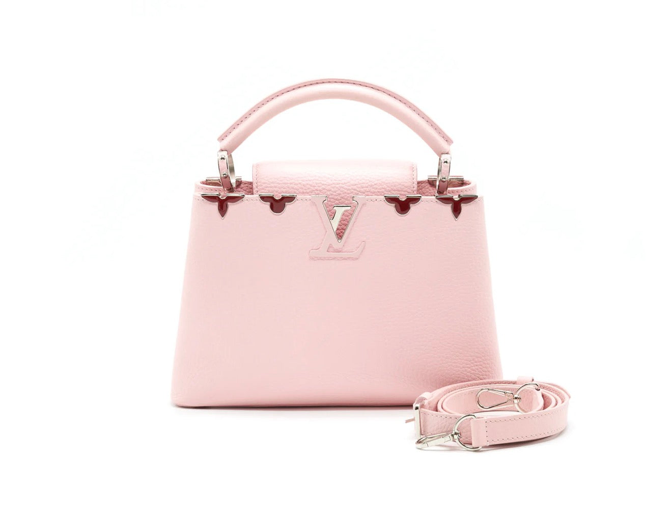 Louis Vuitton Capucines BB
Shoulder Bag Handbag Pink
Taurillon Leather