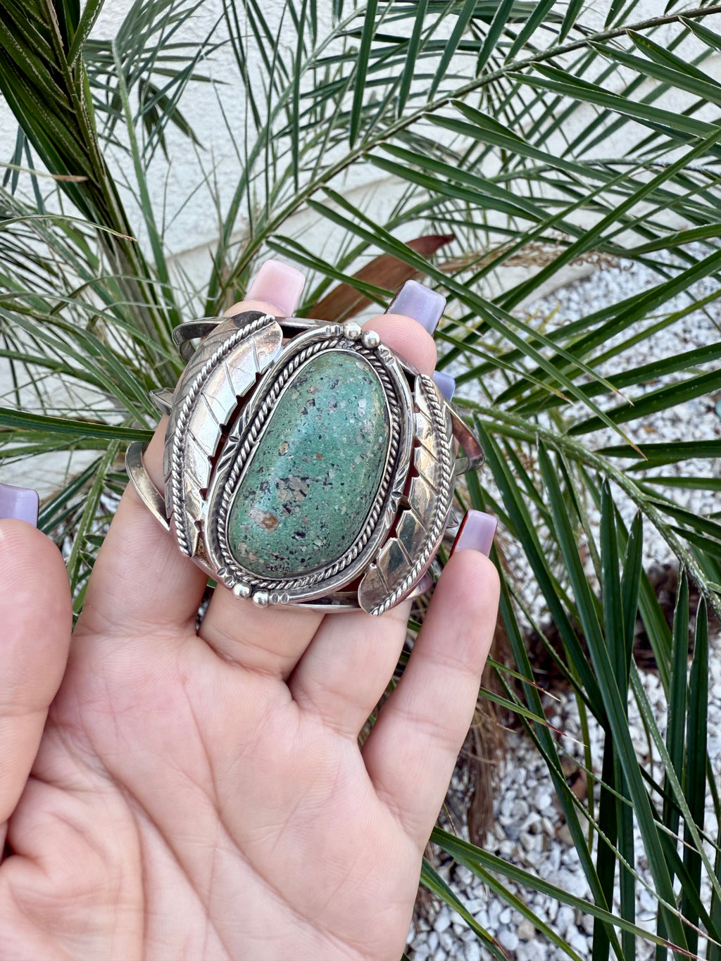 Navajo turquoise cuff bracelet