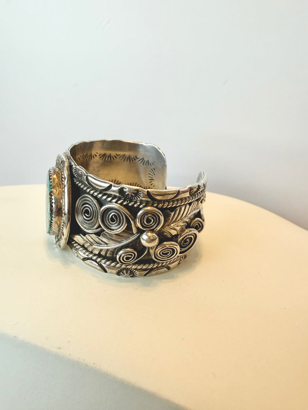 Navajo turquoise cuff brisbee