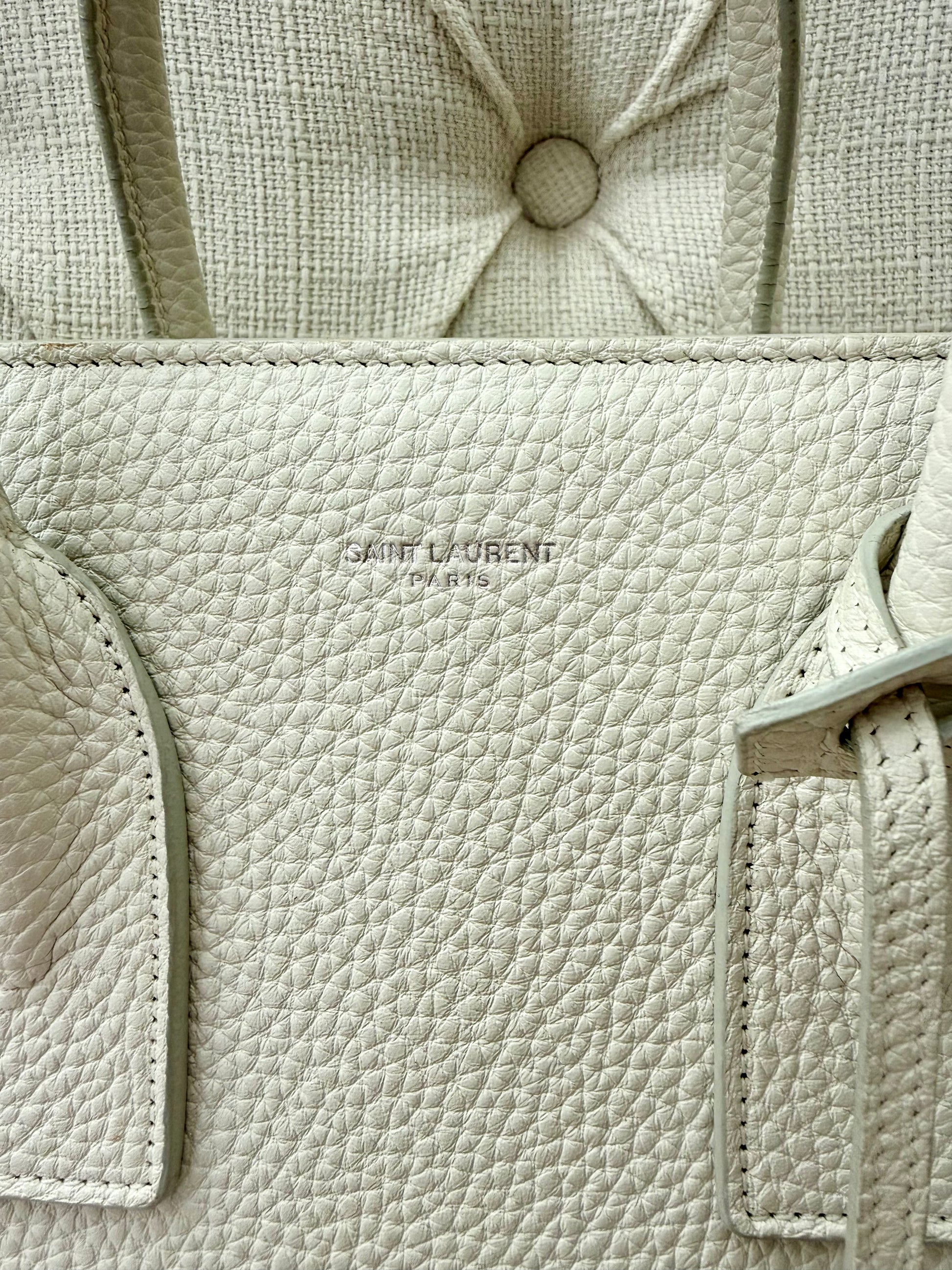 Saint Laurent Sac de Jour white