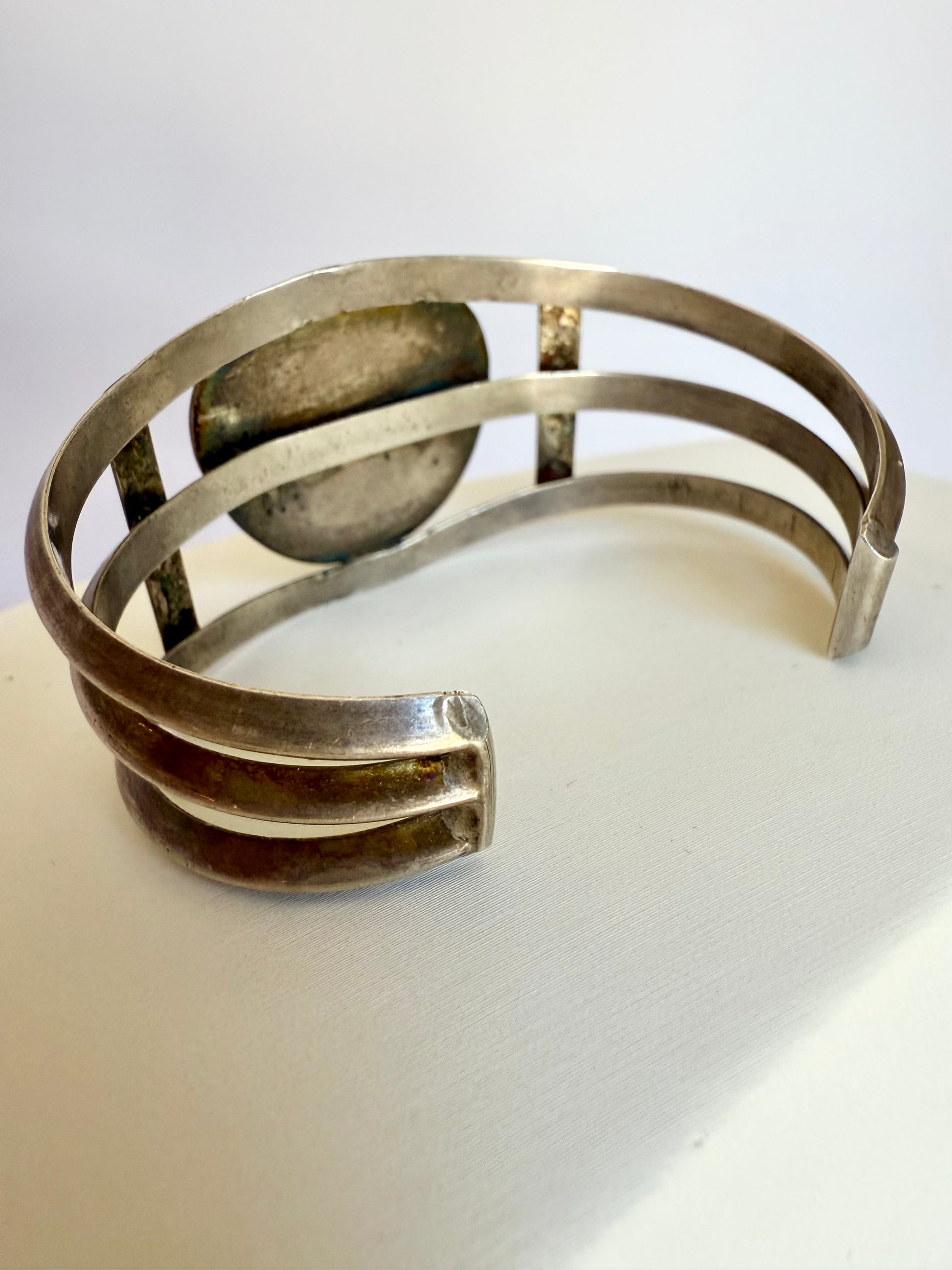 Navajo turquoise cuff bracelet 1940