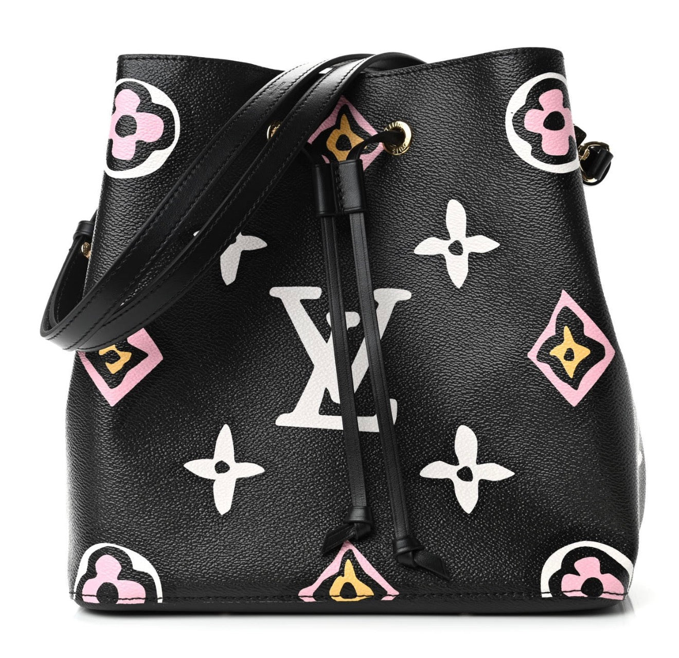 Louis Vuitton NeoNoe Handbag Wild at Heart Monogram Giant MM
