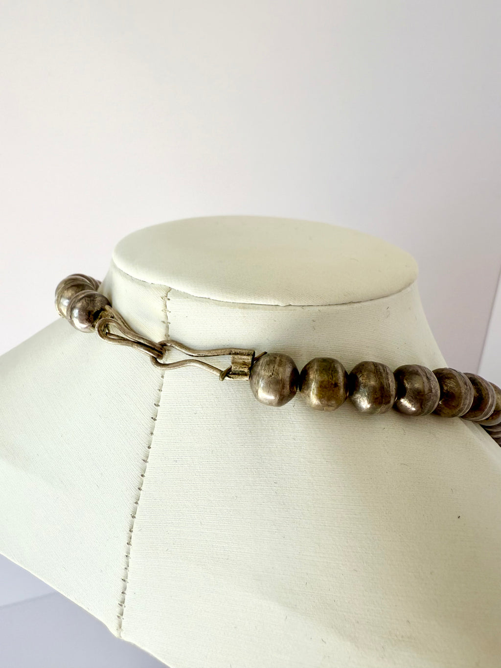 Navajo squash blossom sterling silver mother of pearl