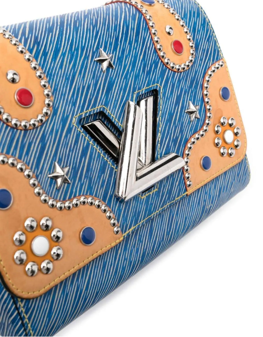 Louis Vuitton epi and vachetta crossbody twist lock