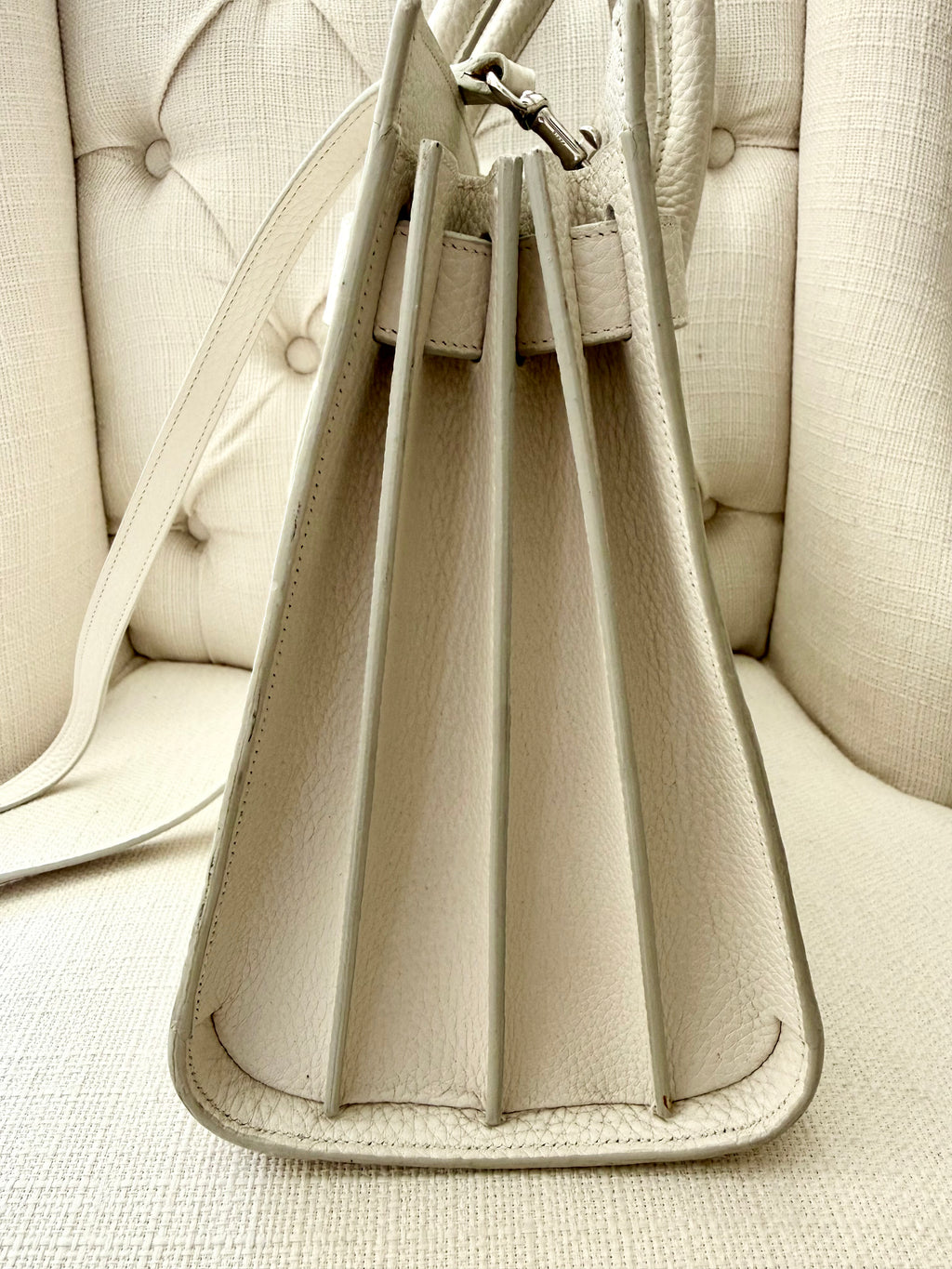 Saint Laurent Sac de Jour white