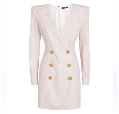 Balmain sequined monogram dress- preloved