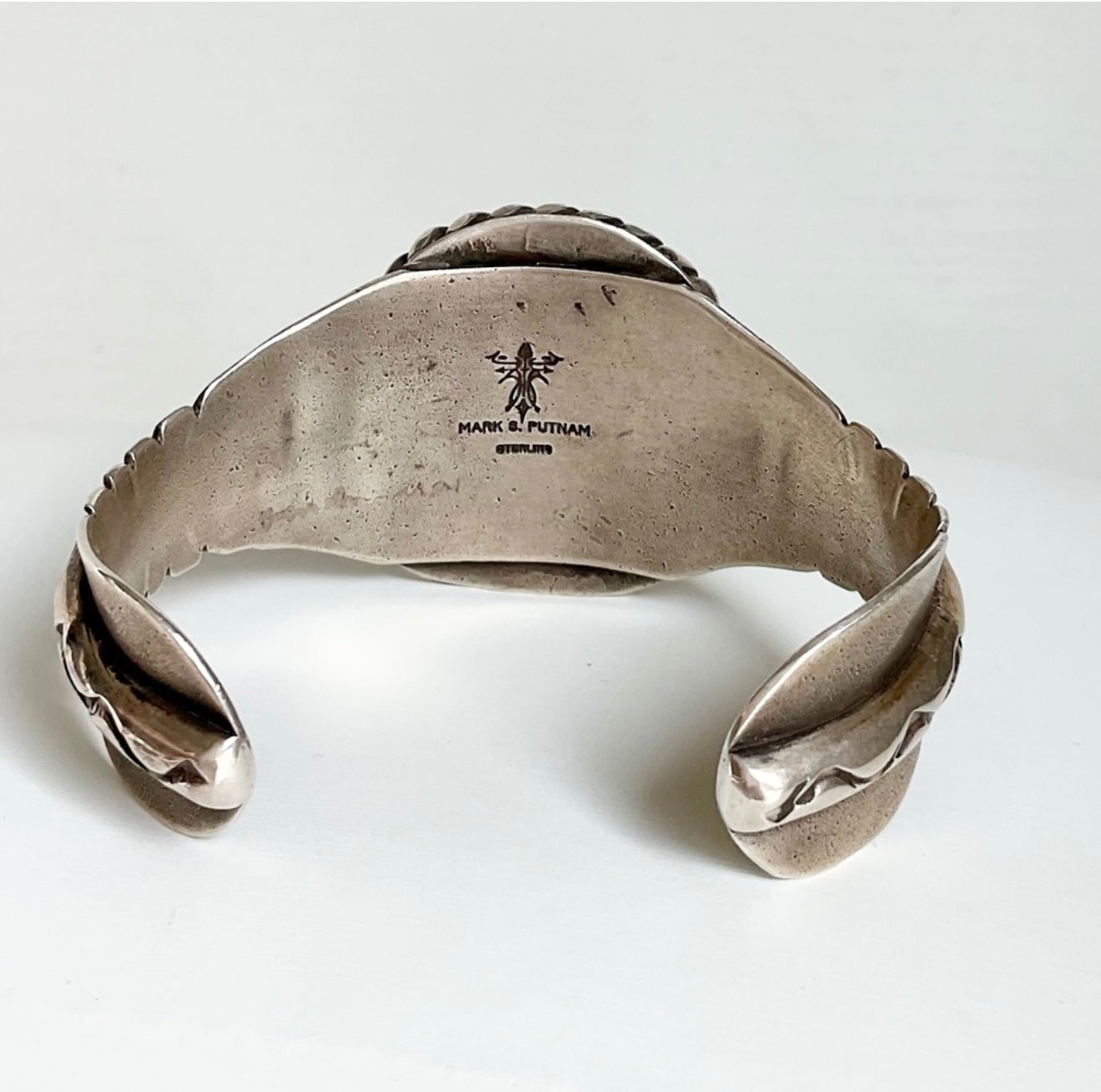 NAVAJO turquoise 1950/1960 signed cuff