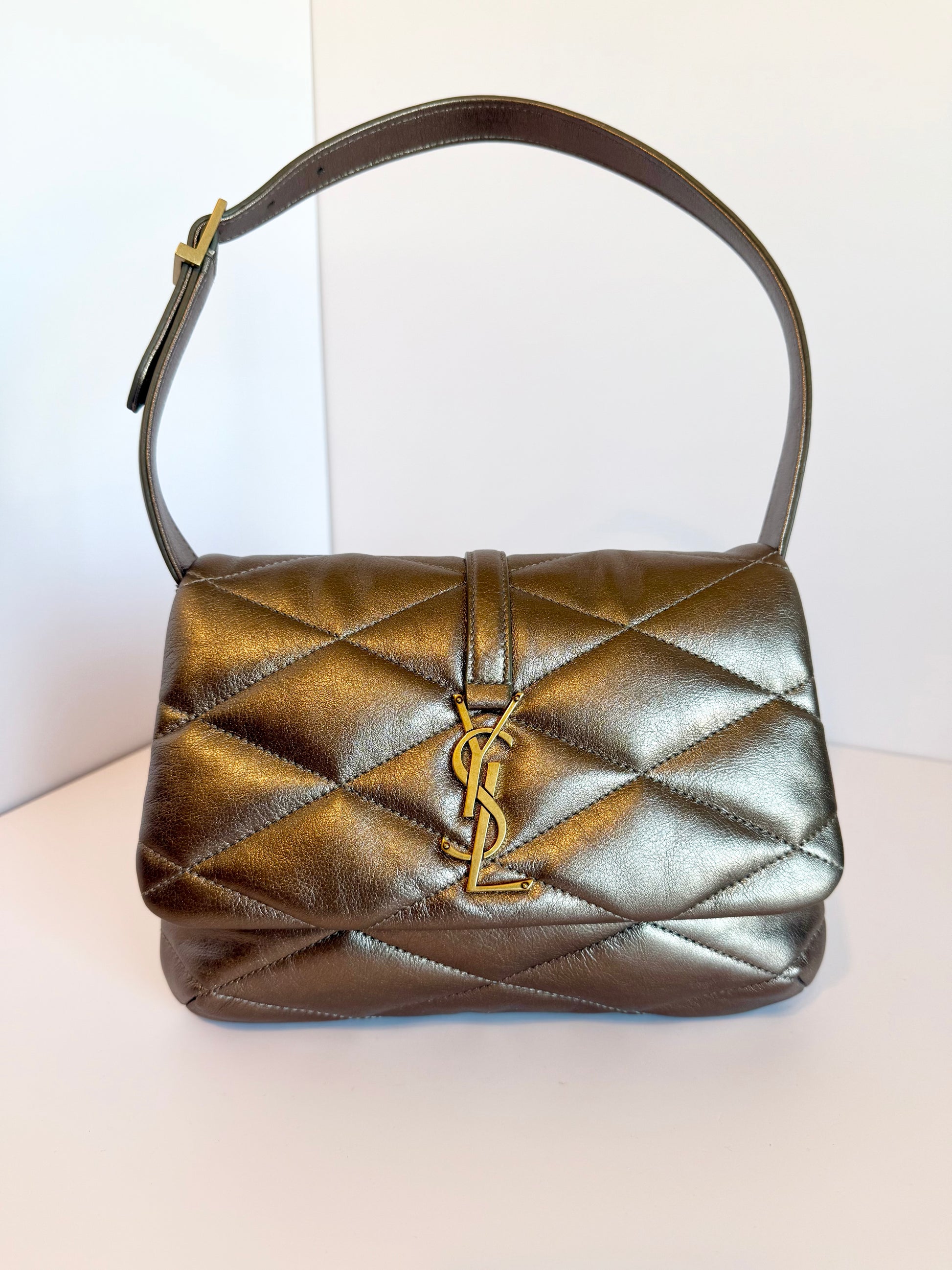 Saint Laurent Le 57 Flap YSL Shoulder Bag in Quilted Leather