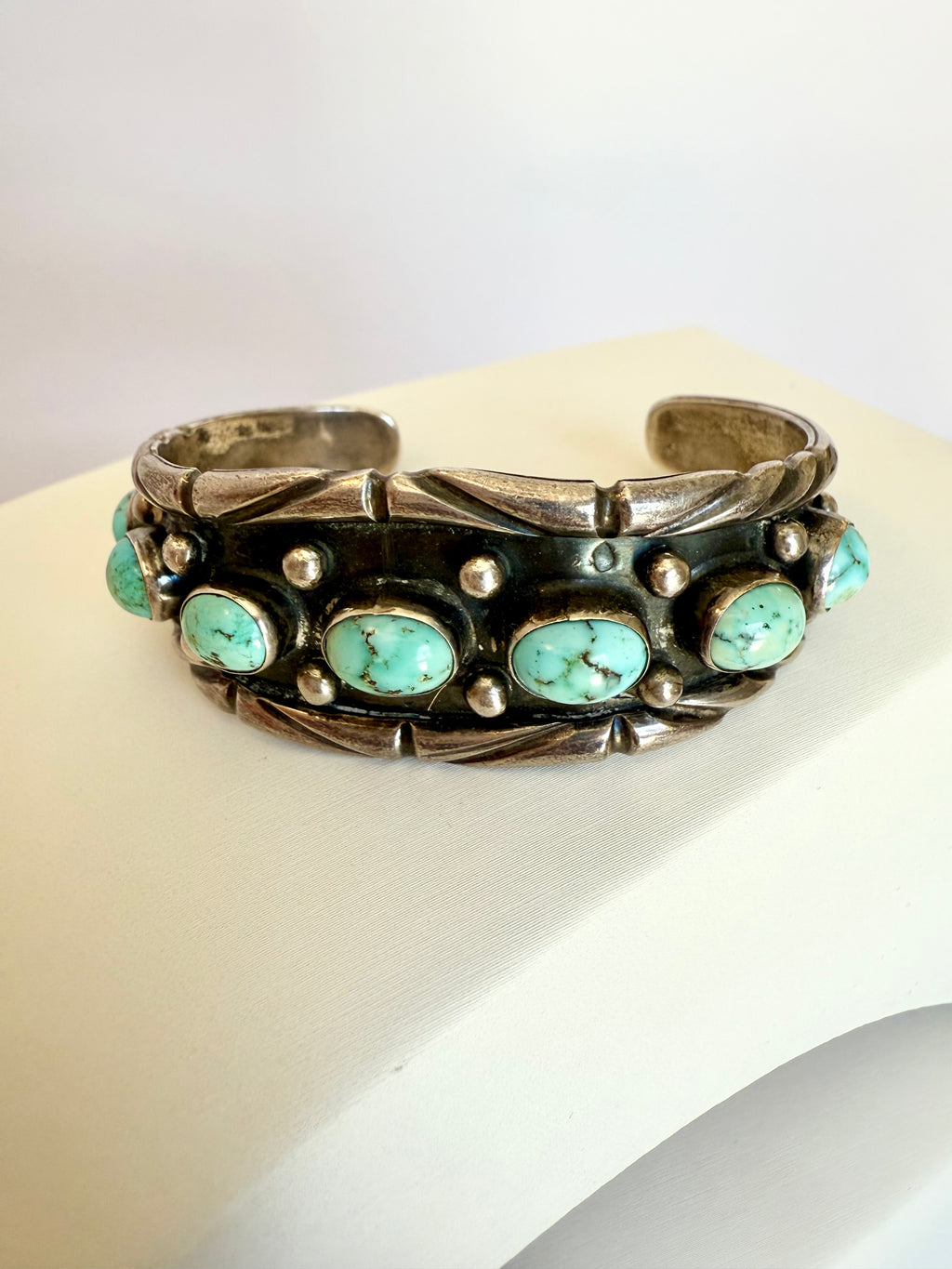 Navajo turquoise cuff bracelet