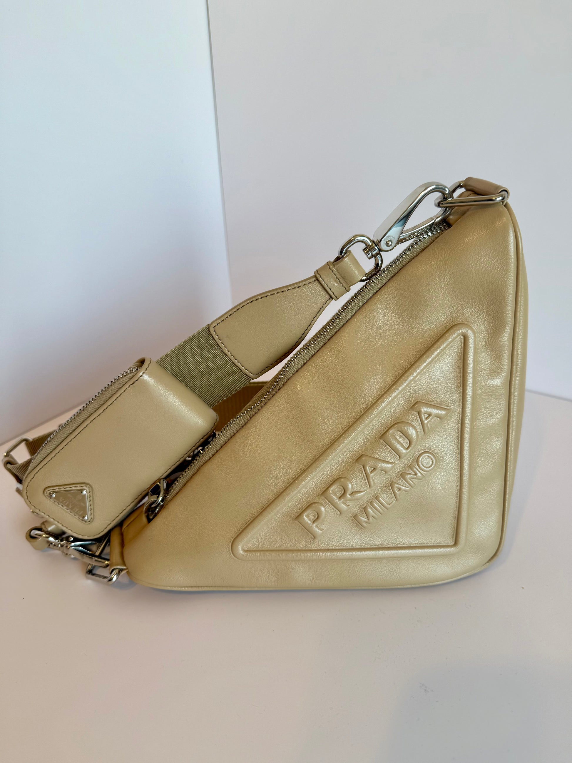 Prada grace lux triangle bag