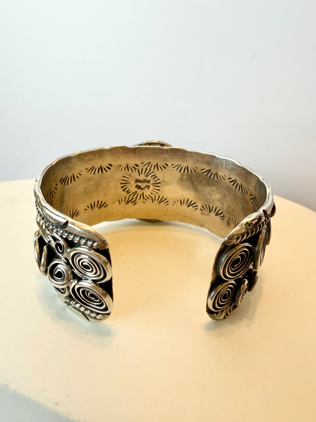 Navajo turquoise cuff brisbee