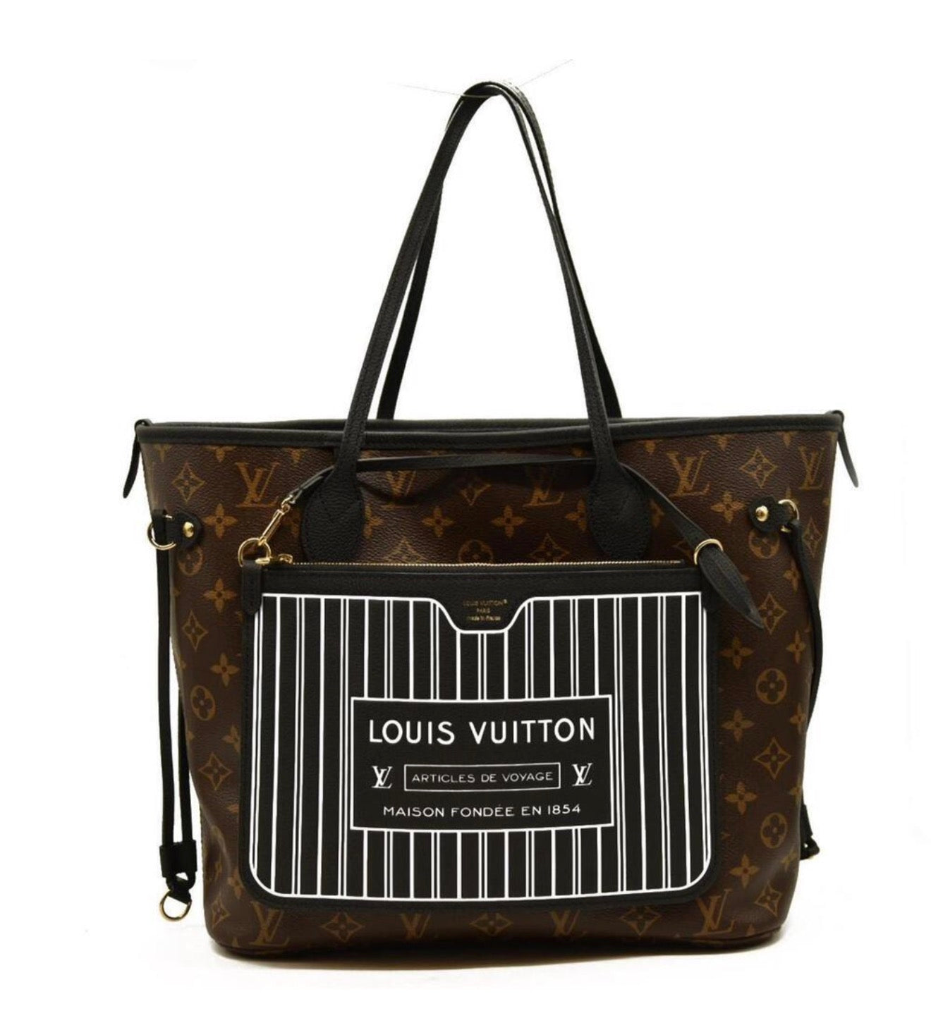Louis Vuitton Neverfull Inside Out Monogram Canvas and Leather MM