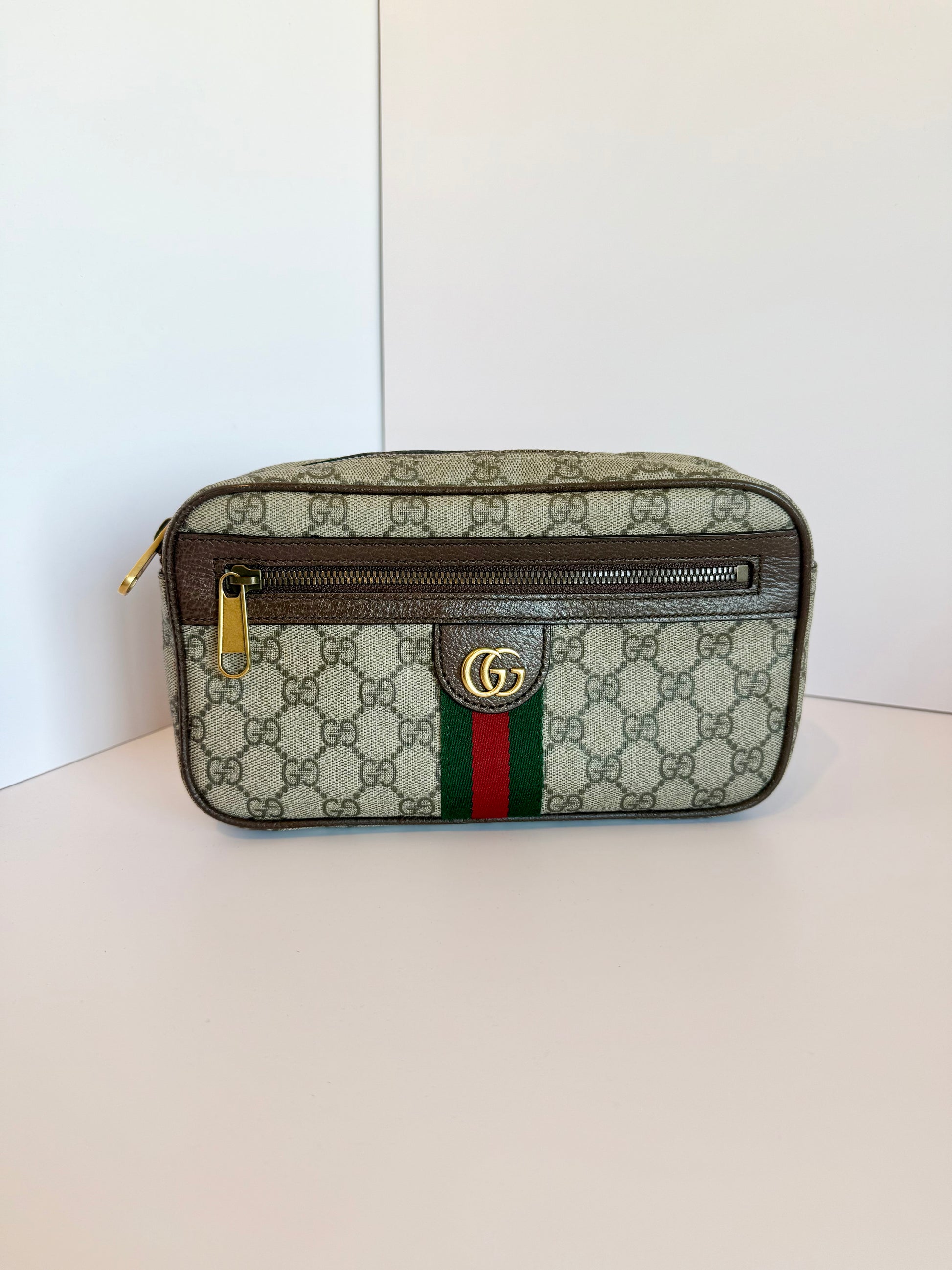 GUCCI GG supreme Ophidia belt bag