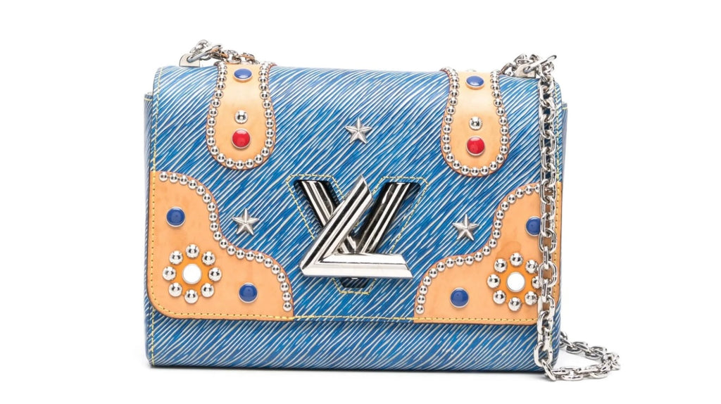 Louis Vuitton epi and vachetta crossbody twist lock