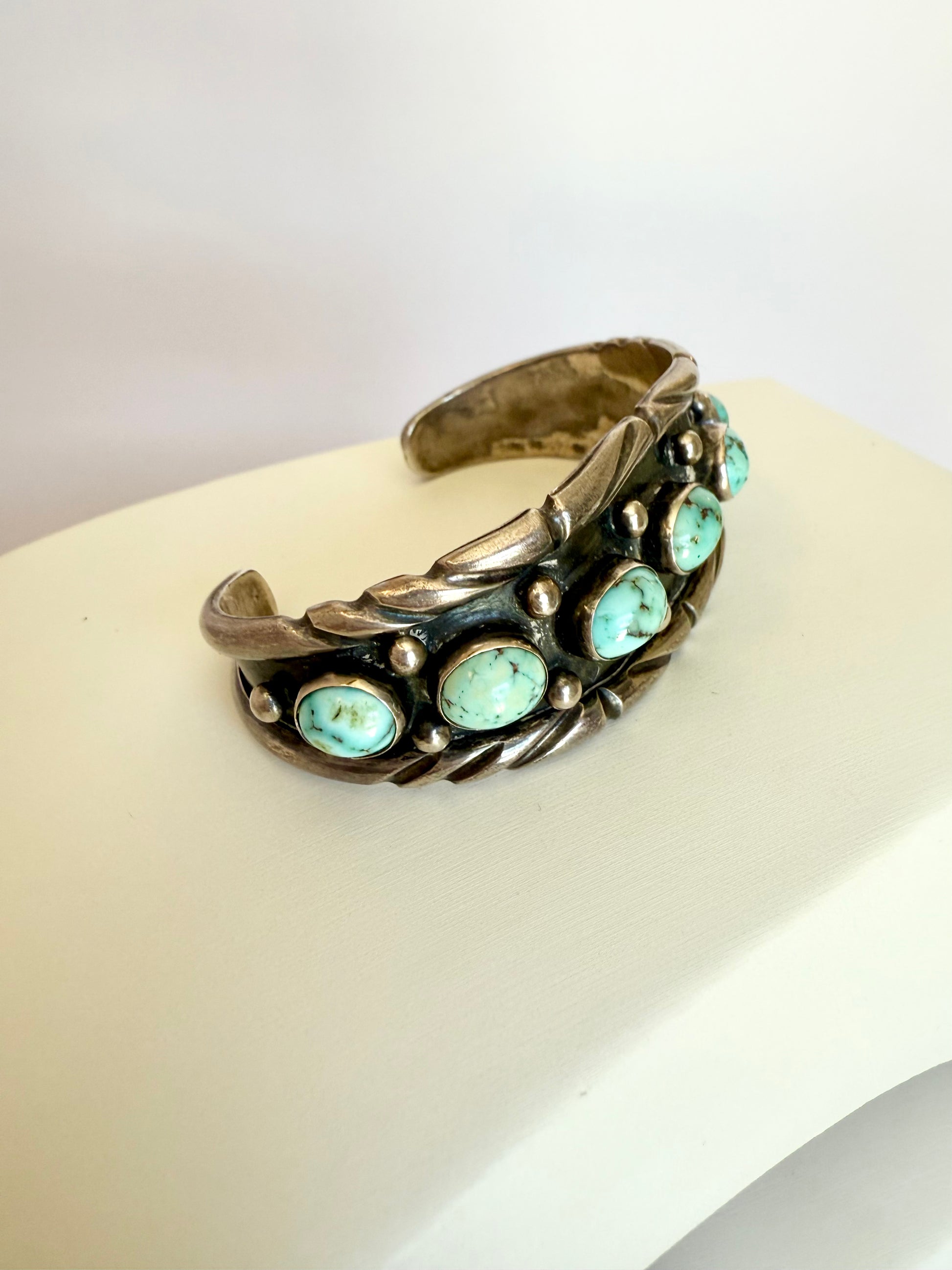 Navajo turquoise cuff bracelet