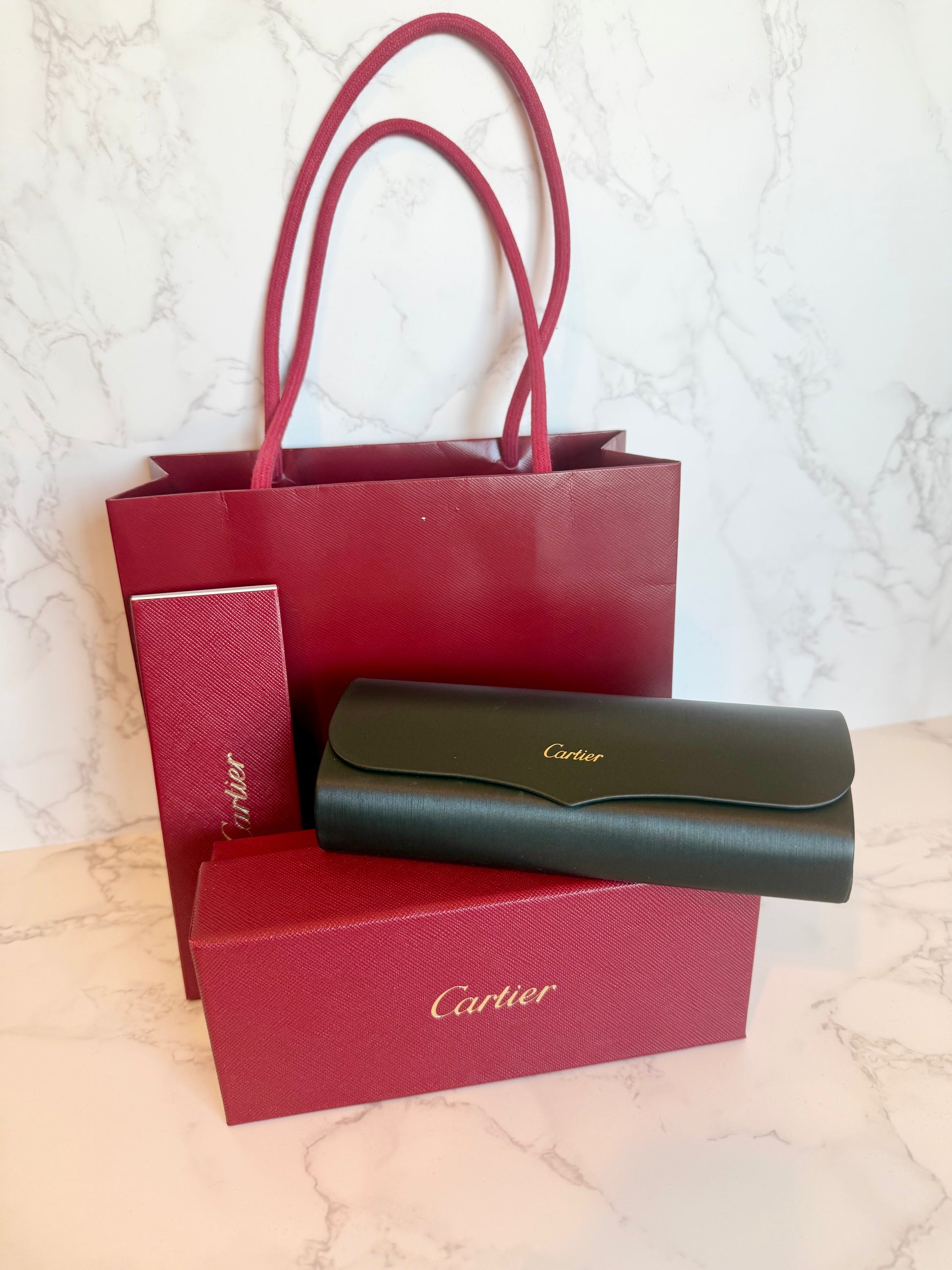 CARTIER CT0362S Premiere de Cartier Sunglasses Wood Gold Frame