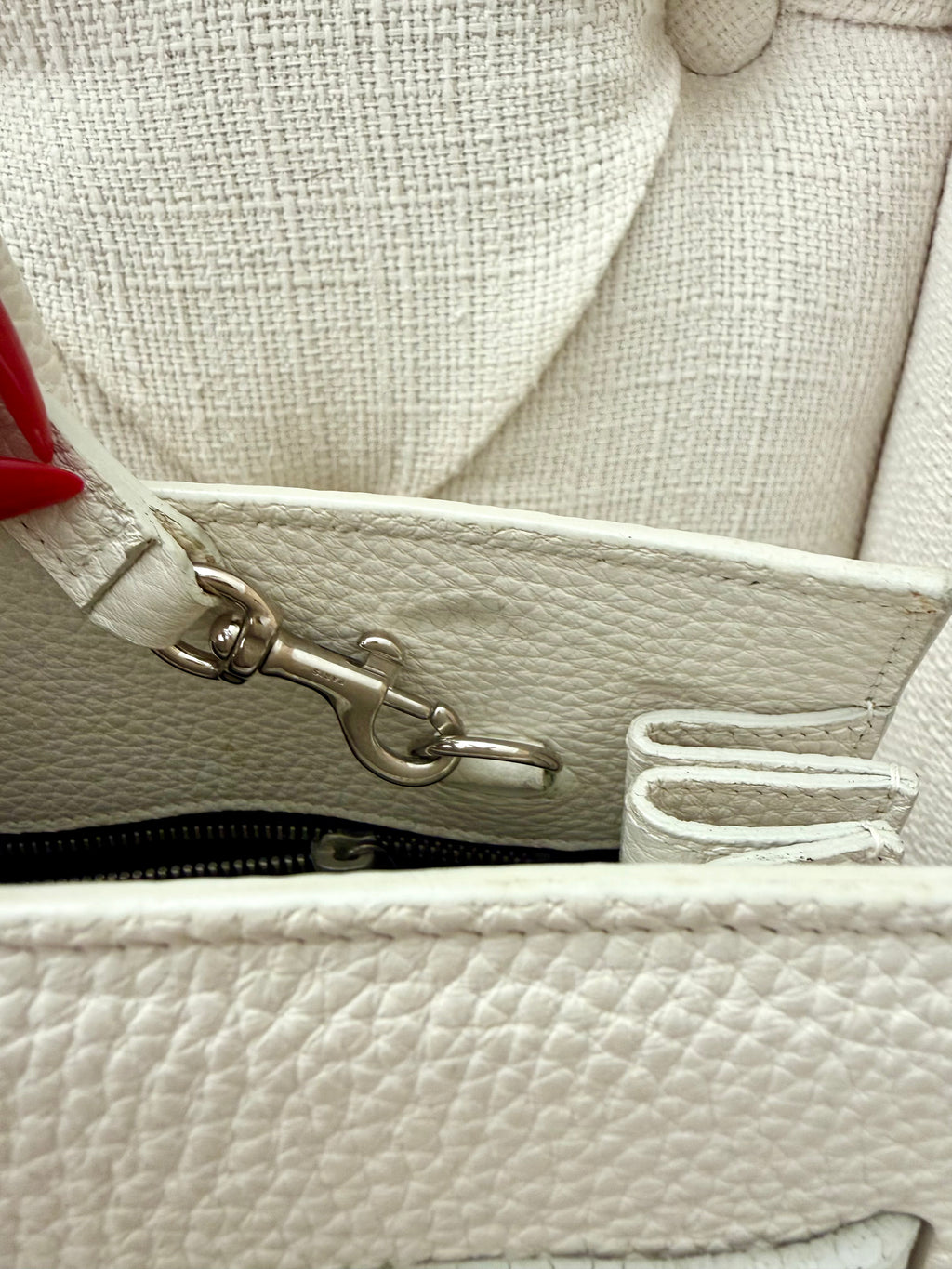 Saint Laurent Sac de Jour white