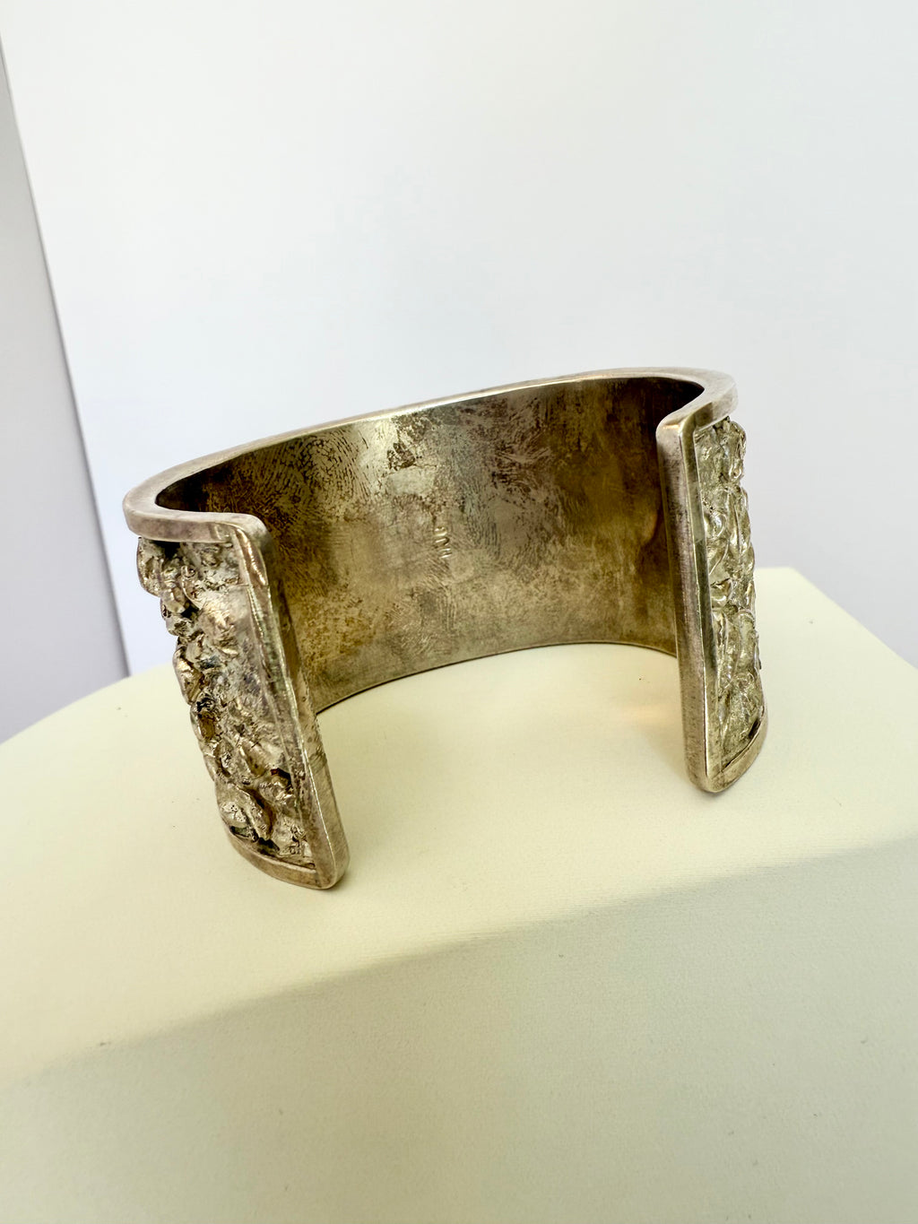 Zuni turquoise and coral cuff bracelet