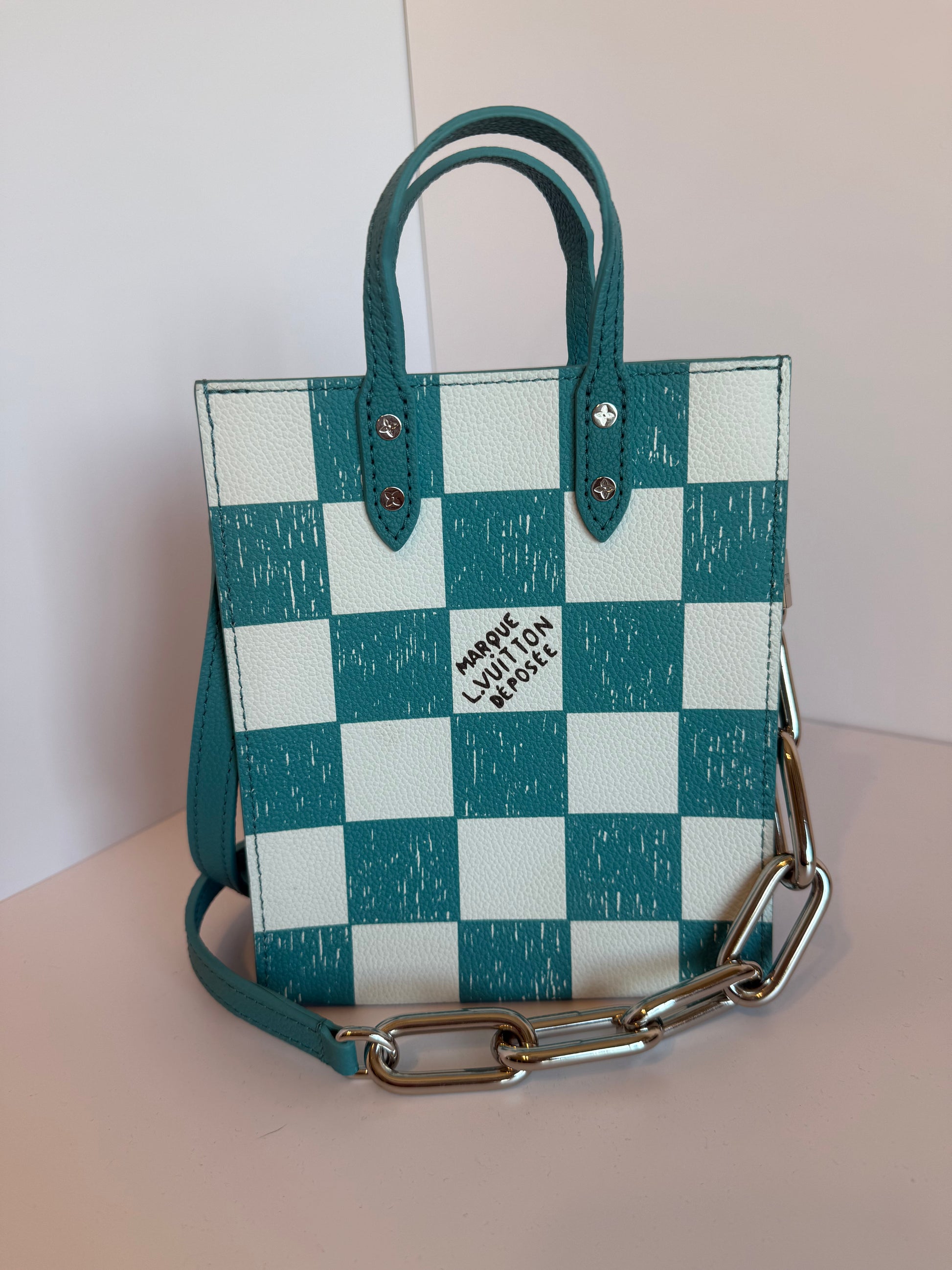 Louis Vuitton
Sac Plat Bag Damier Checkerboard Virgil Abloh