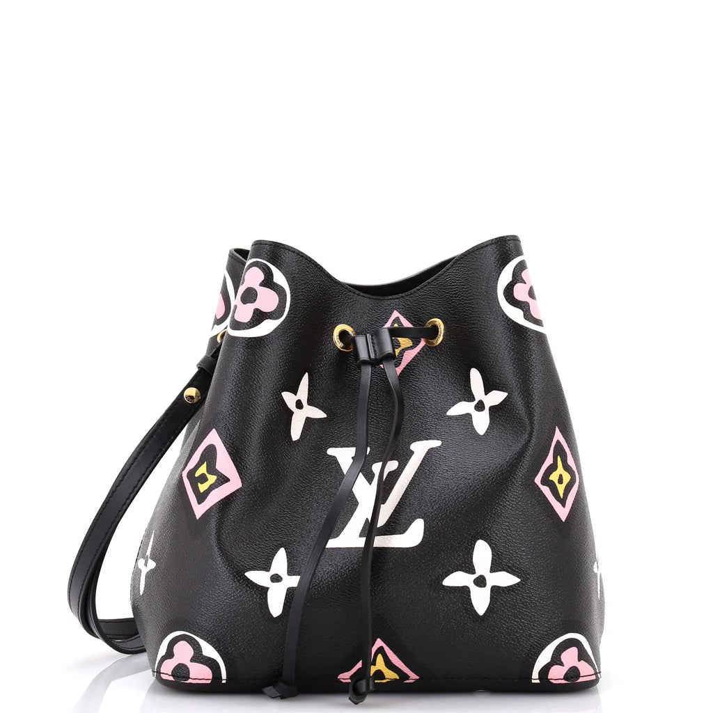 Louis Vuitton NeoNoe Handbag Wild at Heart Monogram Giant MM