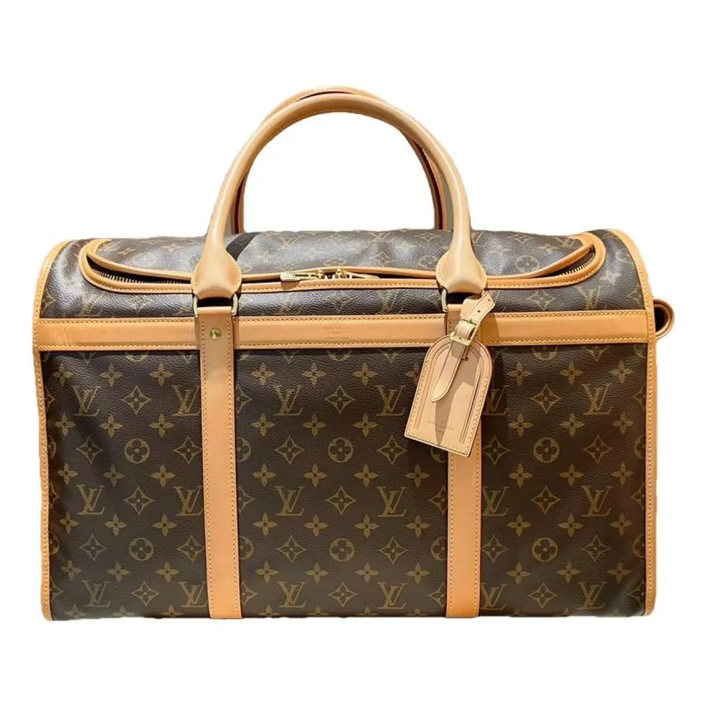 Louis Vuitton Monogram Sac Chien dog carrier