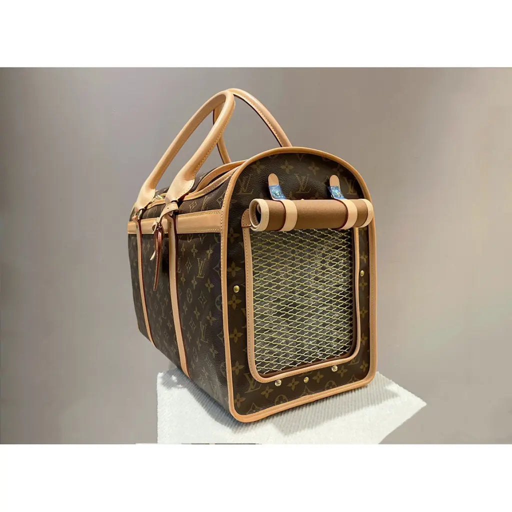 Louis Vuitton Monogram Sac Chien dog carrier