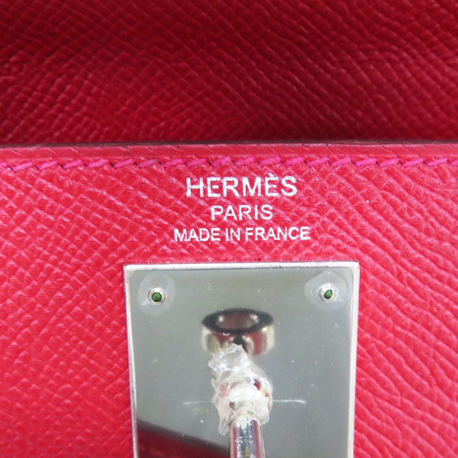 Hermès Kelly Sellier 28, Epsom rouge casaque