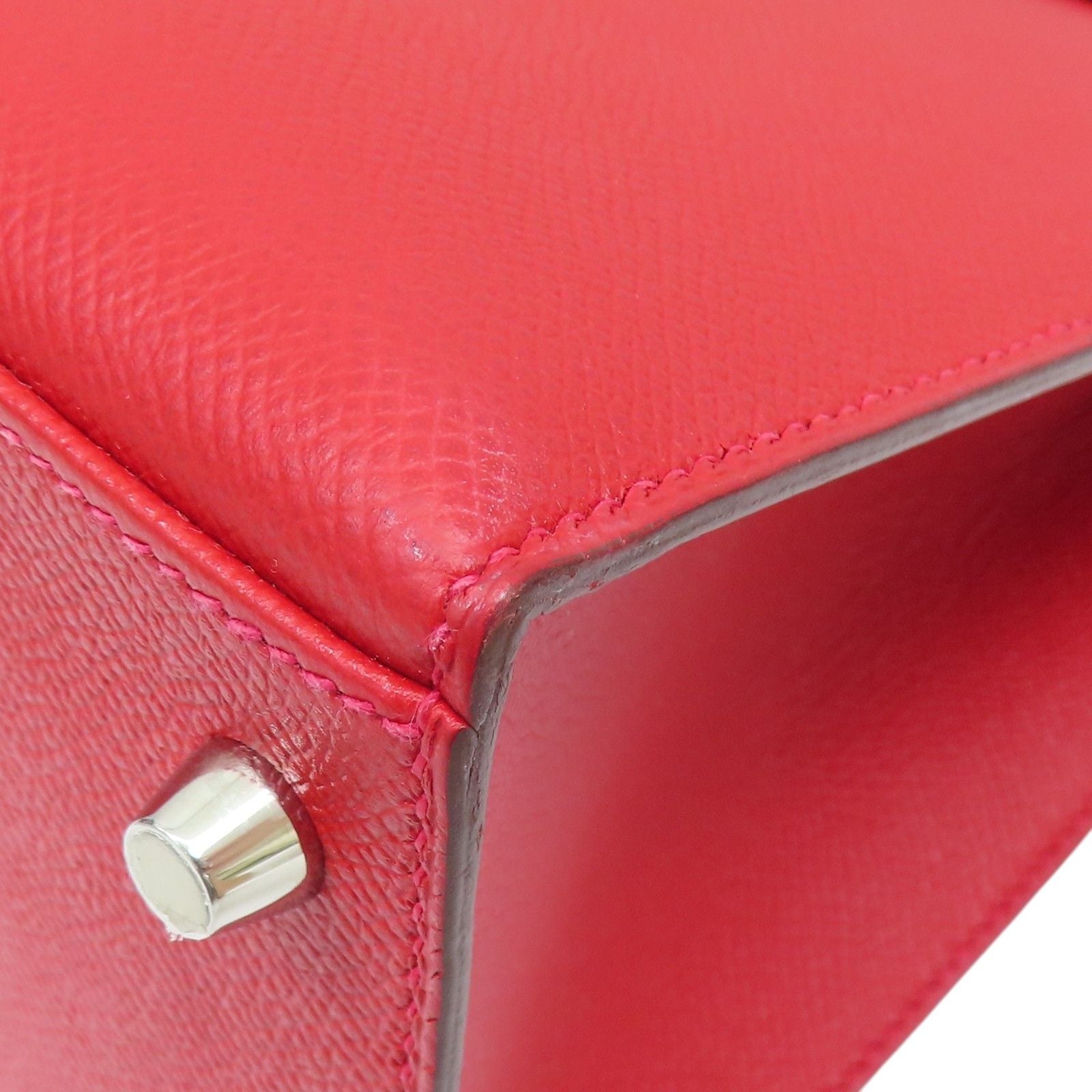 Hermès Kelly Sellier 28, Epsom rouge casaque