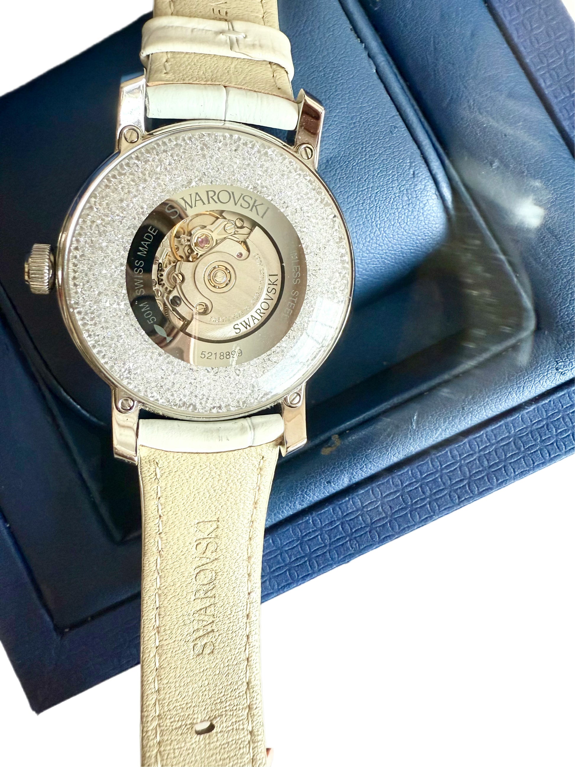 Swarovski crystalline watch with case