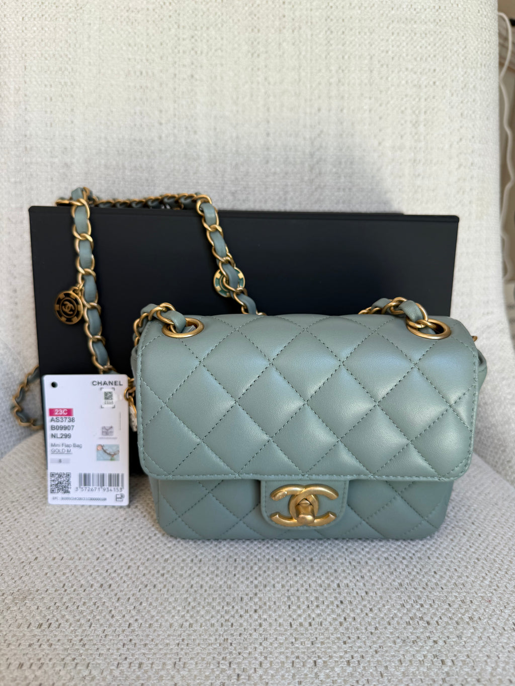 Chanel Casino Royale Charms mini Square Flap Bag