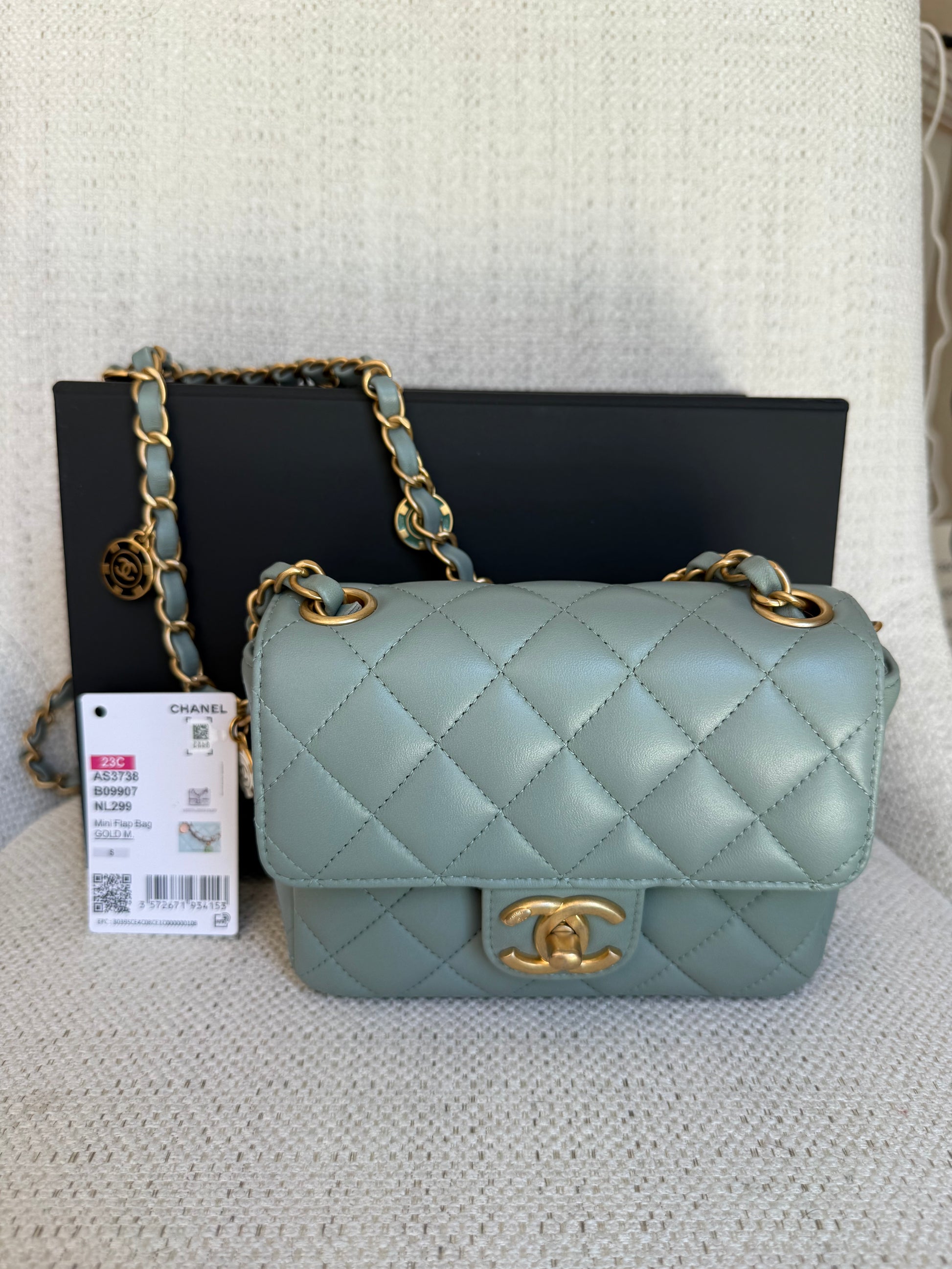 Chanel Casino Royale Charms mini Square Flap Bag