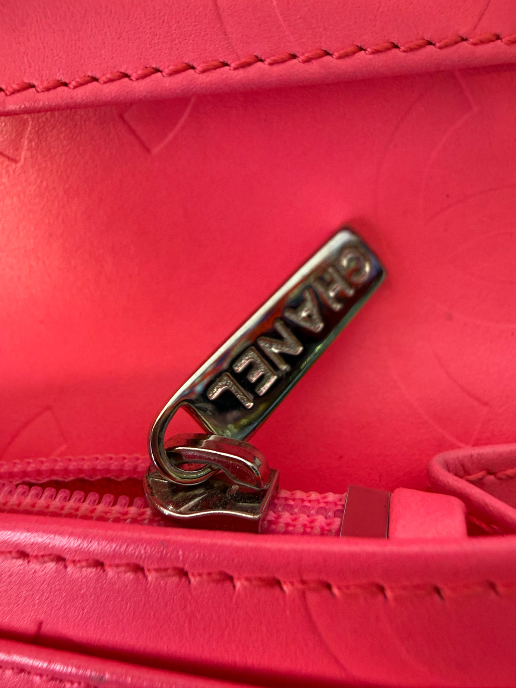Chanel black quilted leather CC Cambon wallet