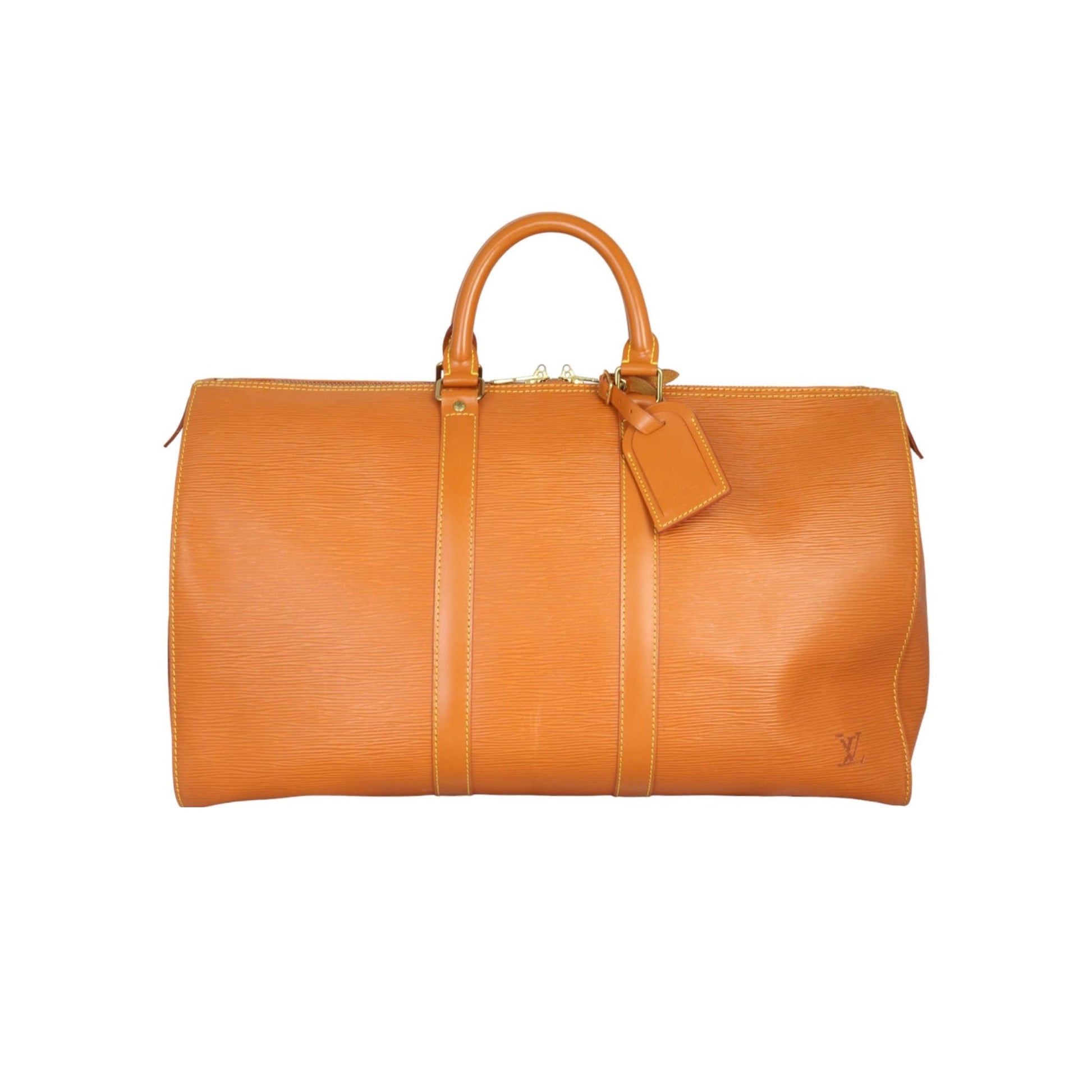 Louis Vuitton Cipango Gold Epi Leather Keepall 50 bag