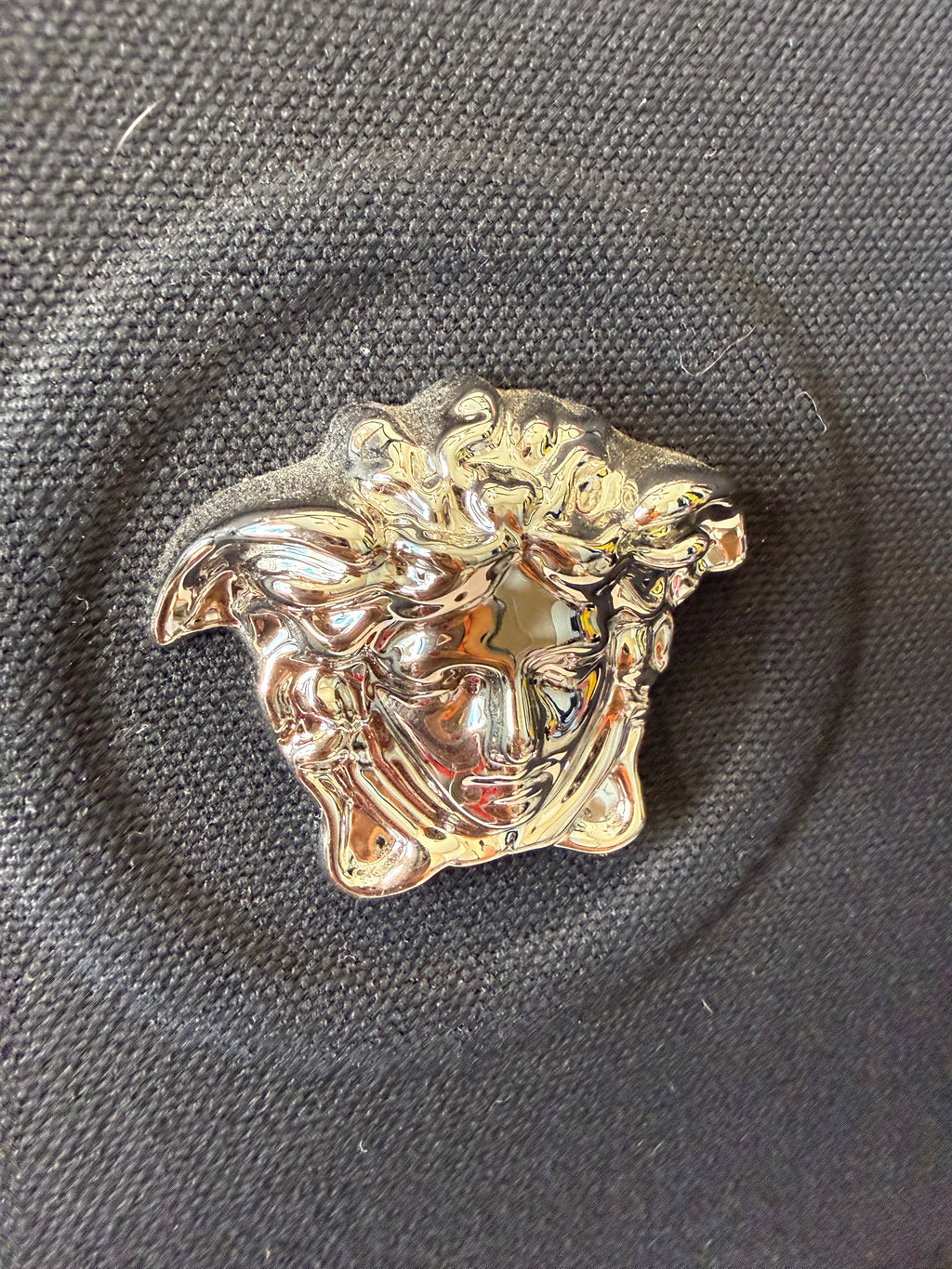 Versace La Medusa silver-toned Medusa plaque