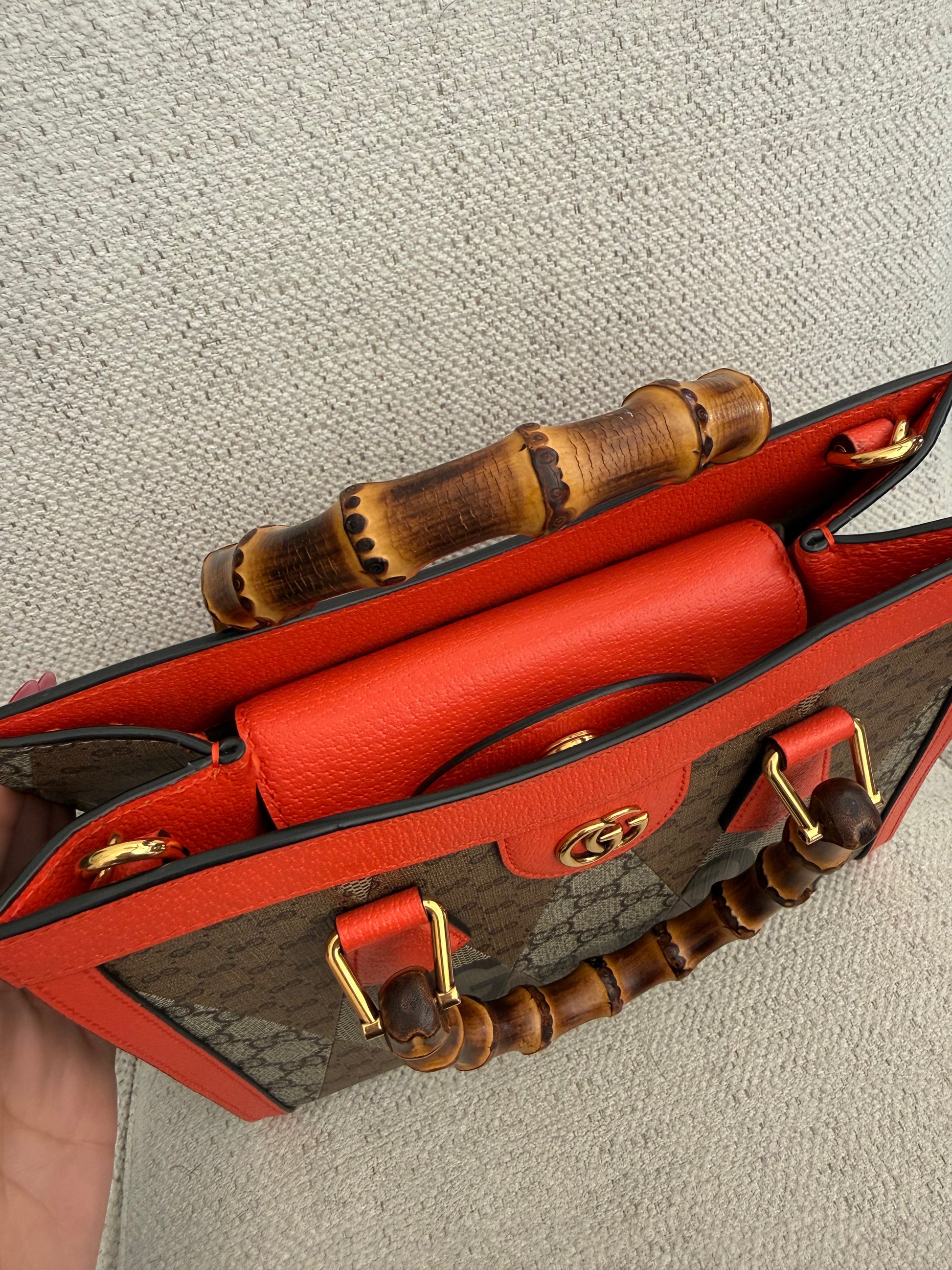 Gucci Diana Small GG Supreme Handbag limited edition